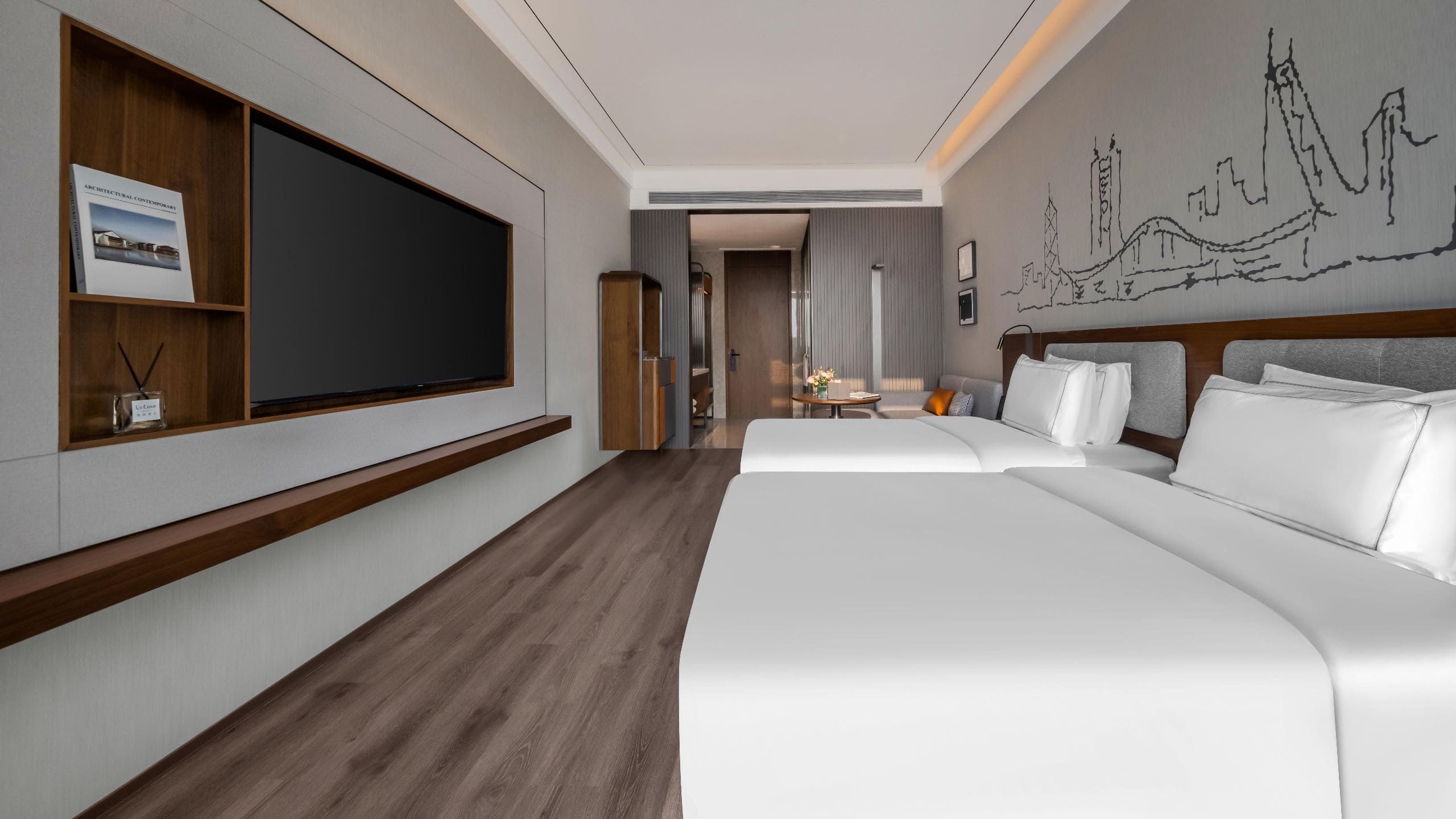 UrCove Shenzhen Shekou Cruise Center Deluxe Ocean View Twin