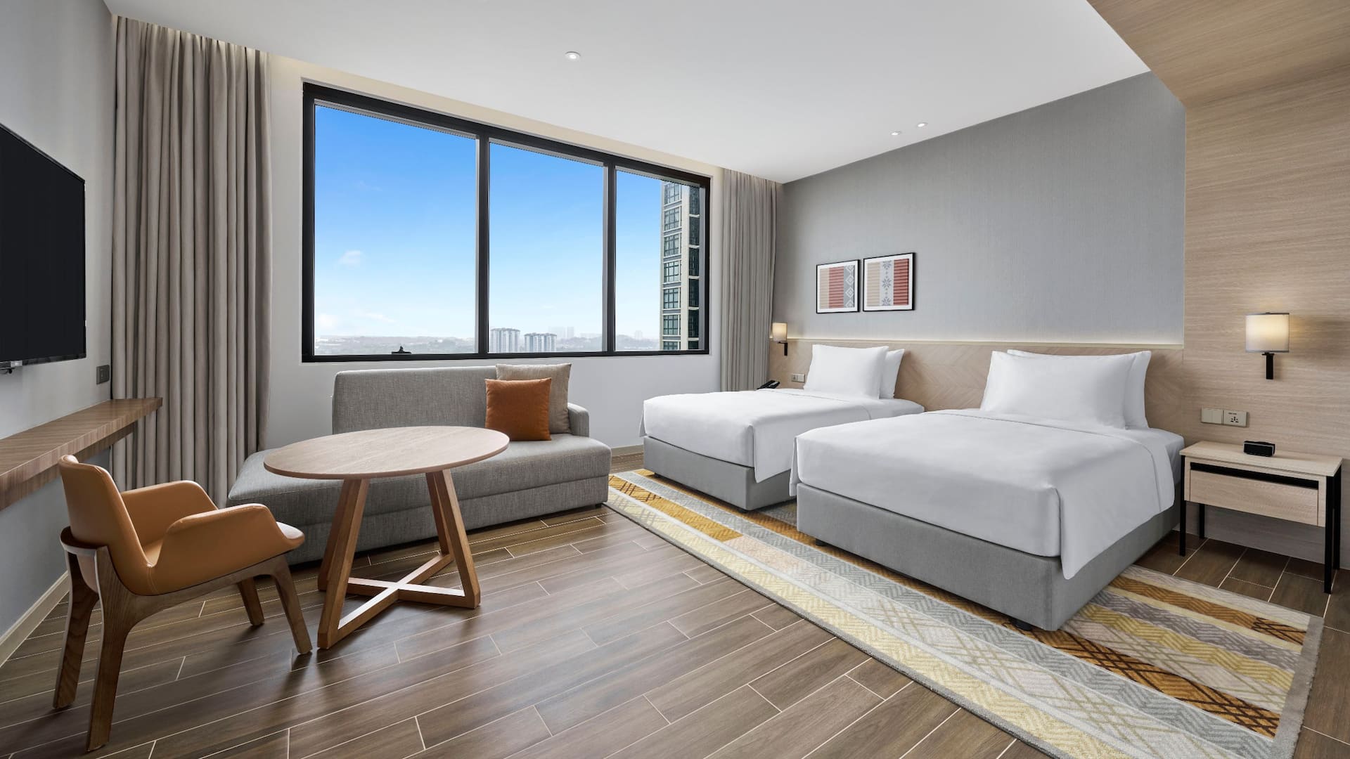 1/2 Hyatt Place Johor Bahru Paradigm Mall Twin Bedroom