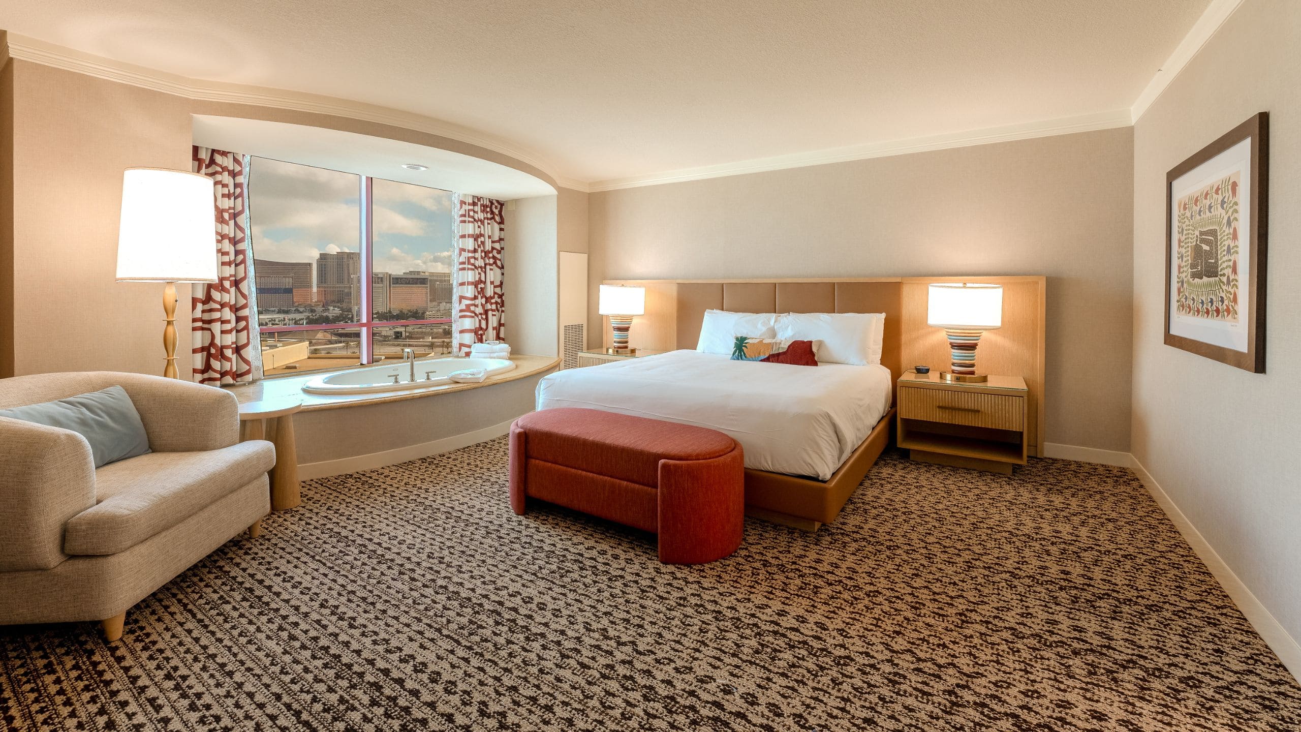 Rio Hotel and Casino One Bedroom King Suite Ipanema Tower