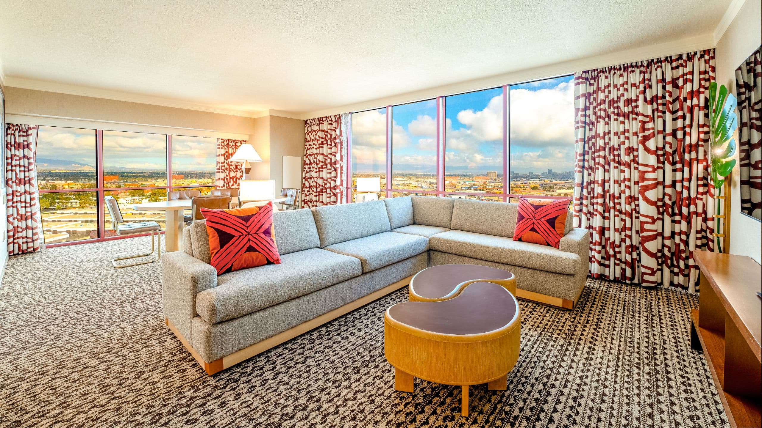 2 of 4 Rio Hotel and Casino One Bedroom King Suite Sitting Area Ipanema Tower