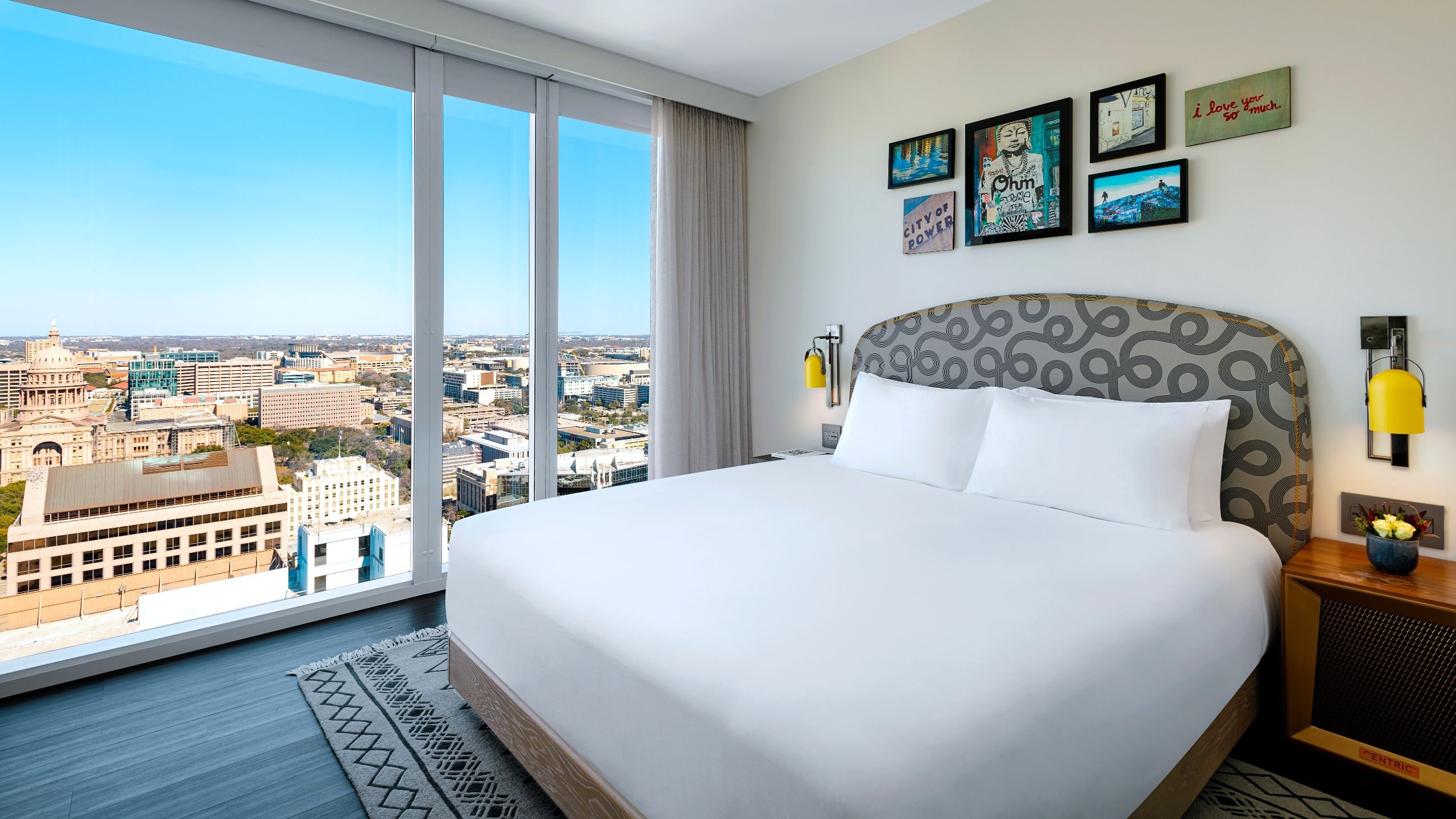 2/3 Hyatt Centric Congress Avenue Austin Capitol Suite Bedroom