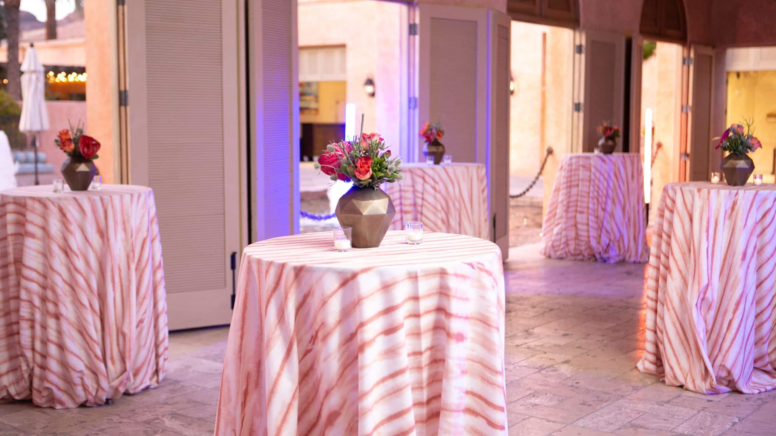Royal Palms Resort and Spa Palmera Foyer Event Reception High Boys