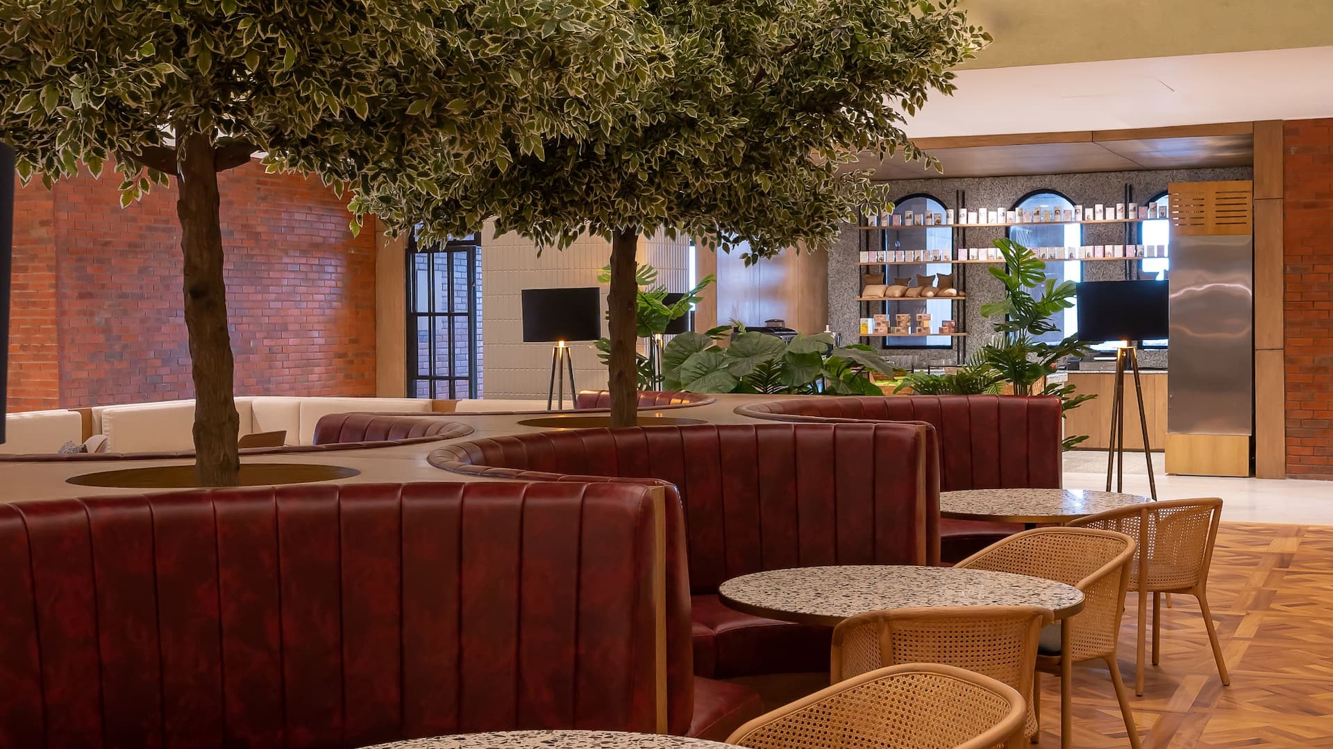 Hyatt Regency Nairobi Westlands Lobby Seating Round Tables