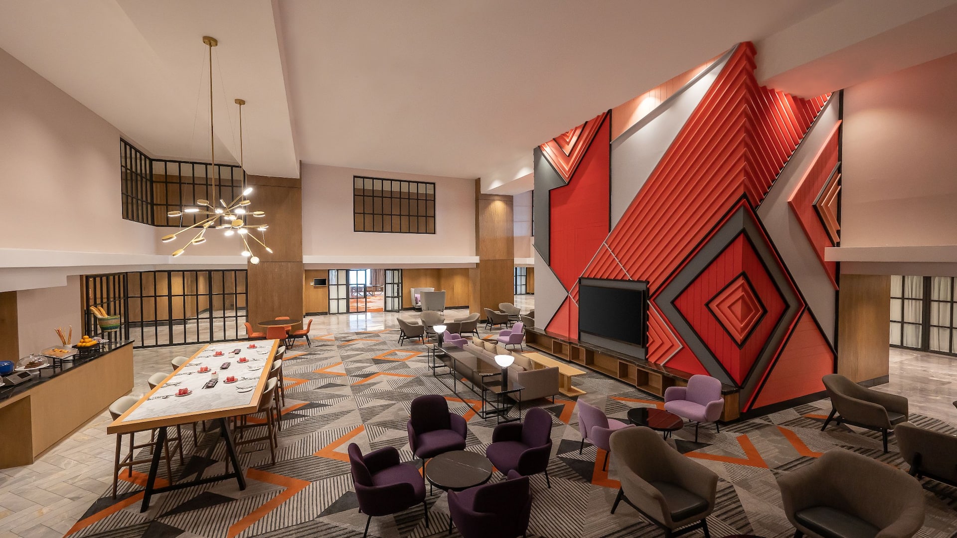 Hyatt Regency Nairobi Westlands Meeting Rooms Foyer Seating Community Table