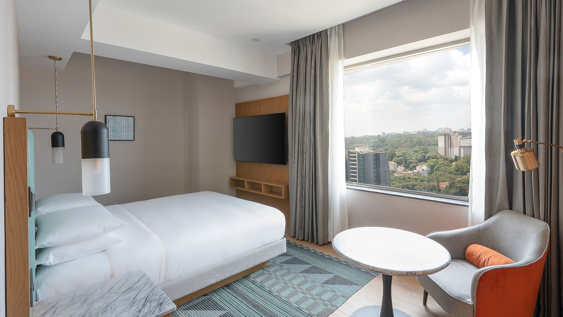 Hyatt Regency Nairobi Westlands Studio Apartment Bed