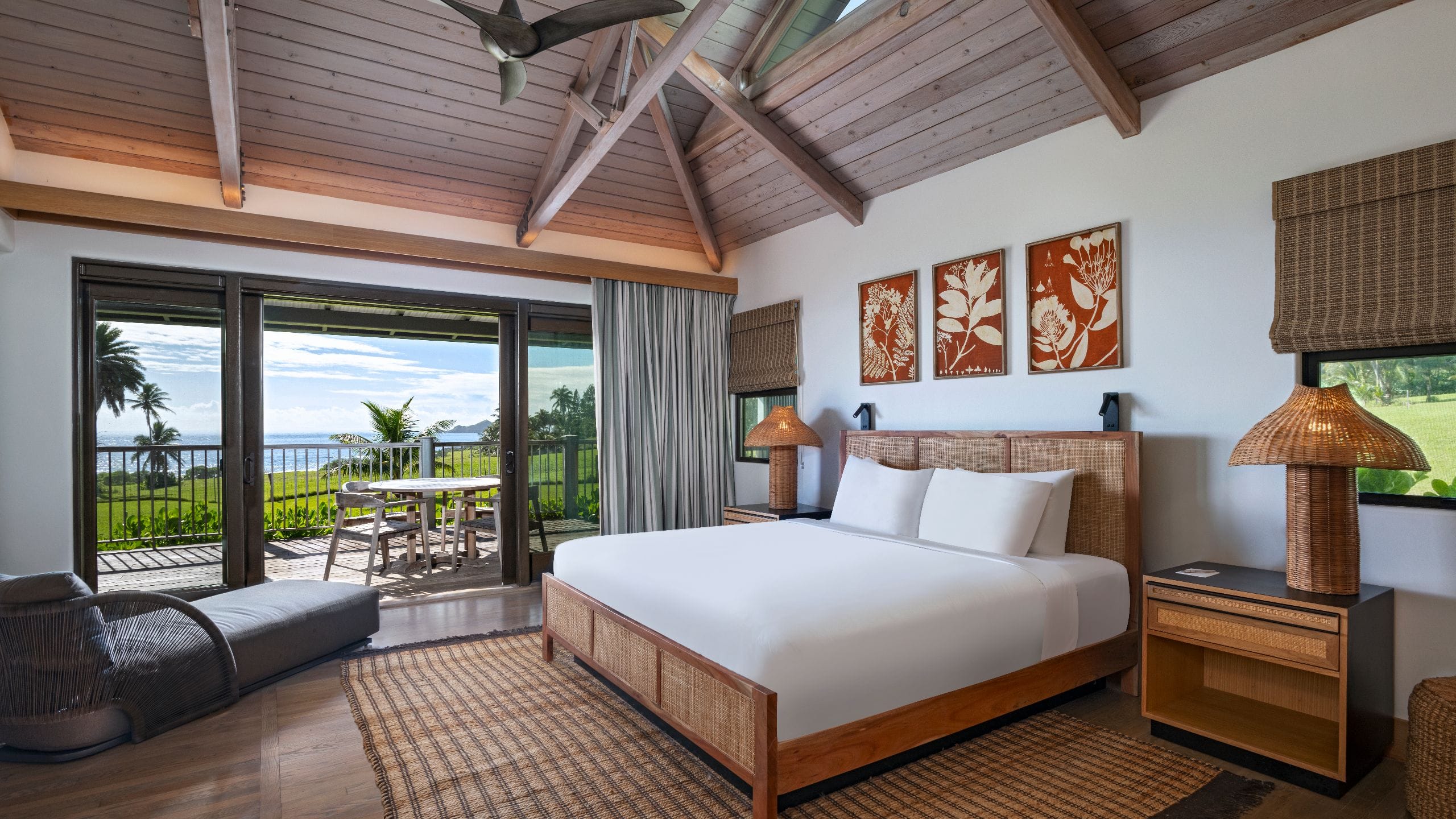 Hana-Maui Resort Oceanfront Bungalow Deluxe Suite Additional Bedroom