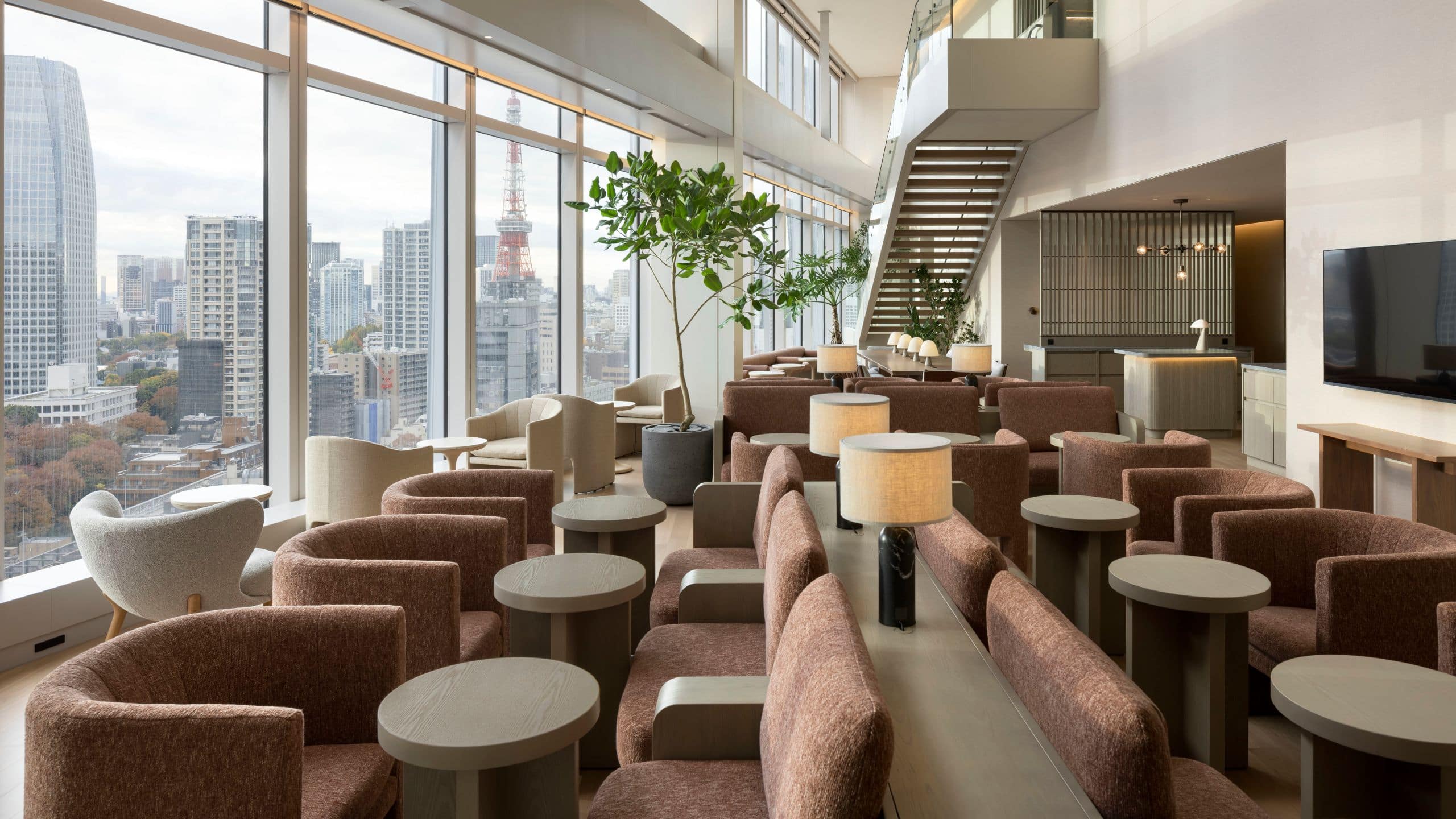 Hotel Toranomon Hills The Lounge Overview Day