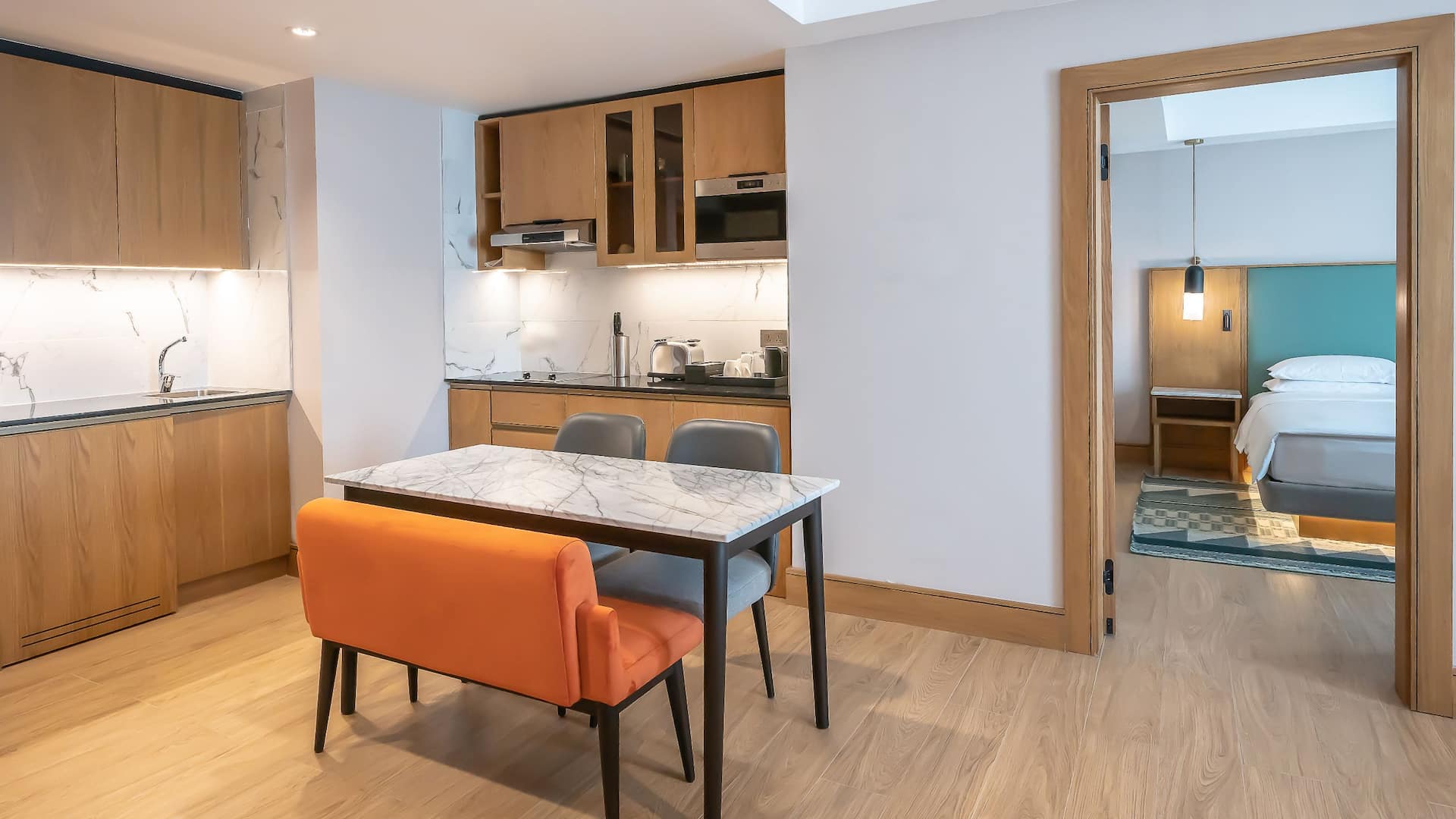 4/5 Hyatt Regency Nairobi Westlands One Bedroom Apartment Dining Kitchenette