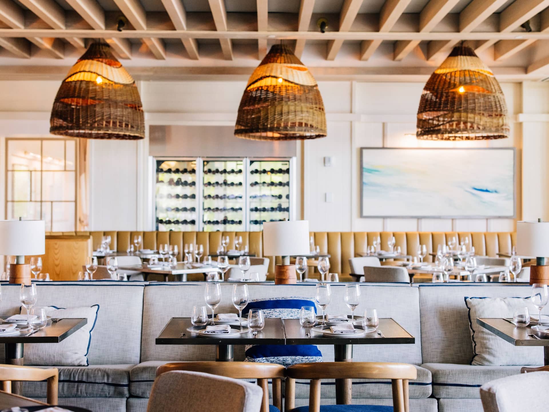 Grand Hyatt Baha Mar Marcus At Baha Mar Fish And Chop House Main Dining Room Tables