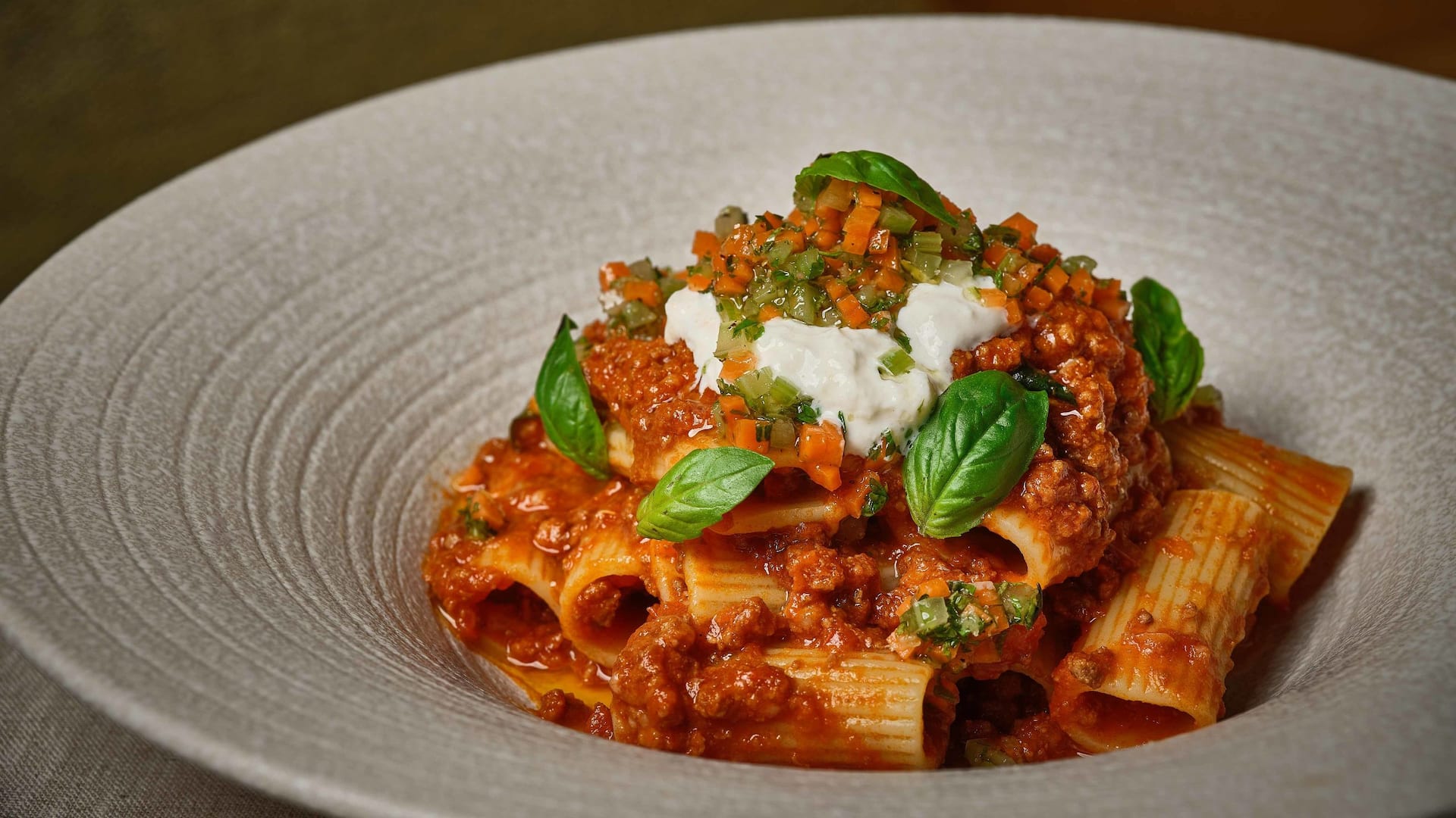 1 of 1 Hyatt Regency Danang Resort and Spa Rigatoni Bolognese