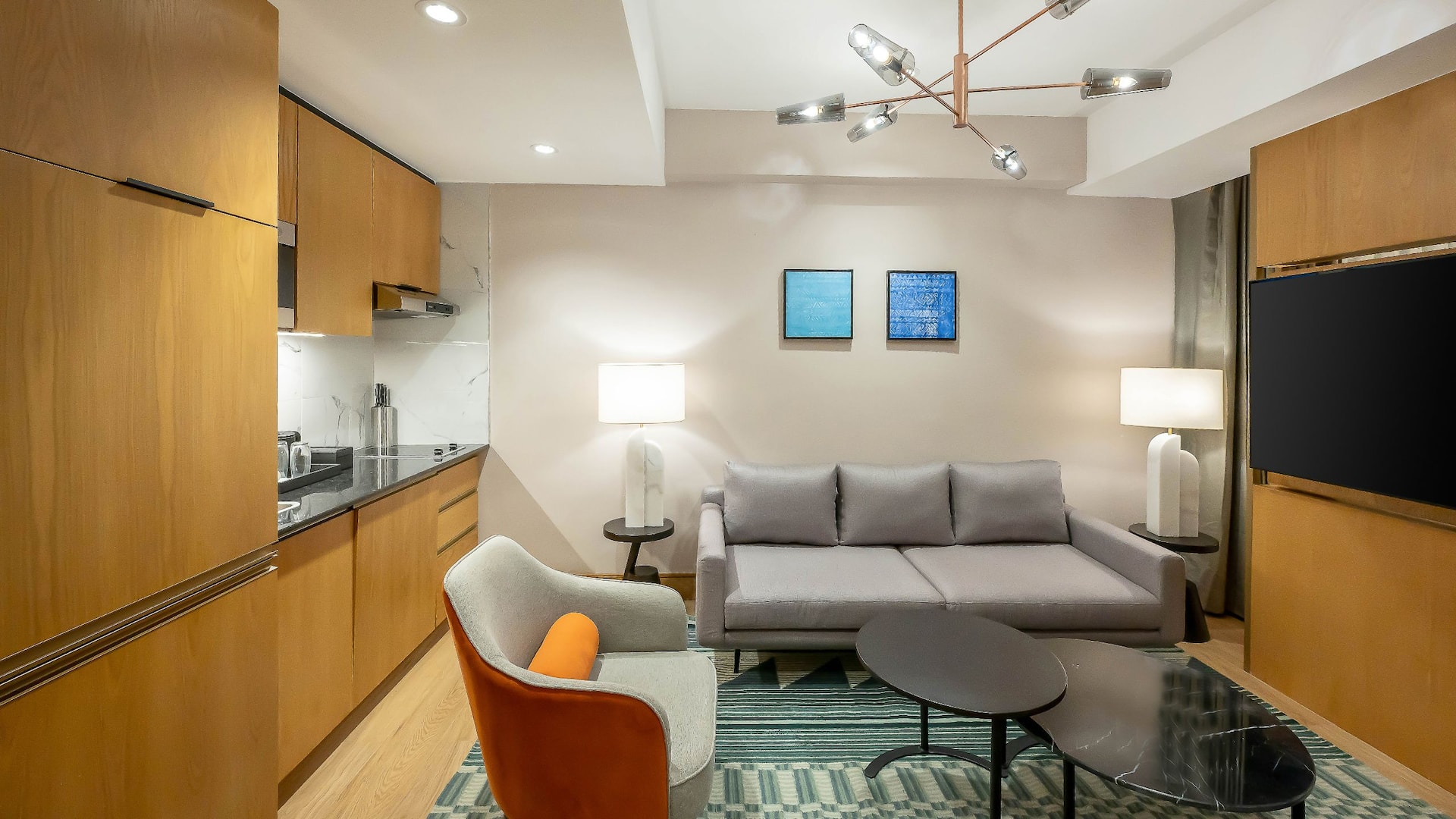 Hyatt Regency Nairobi Westlands Deluxe Studio Apartment Living Area