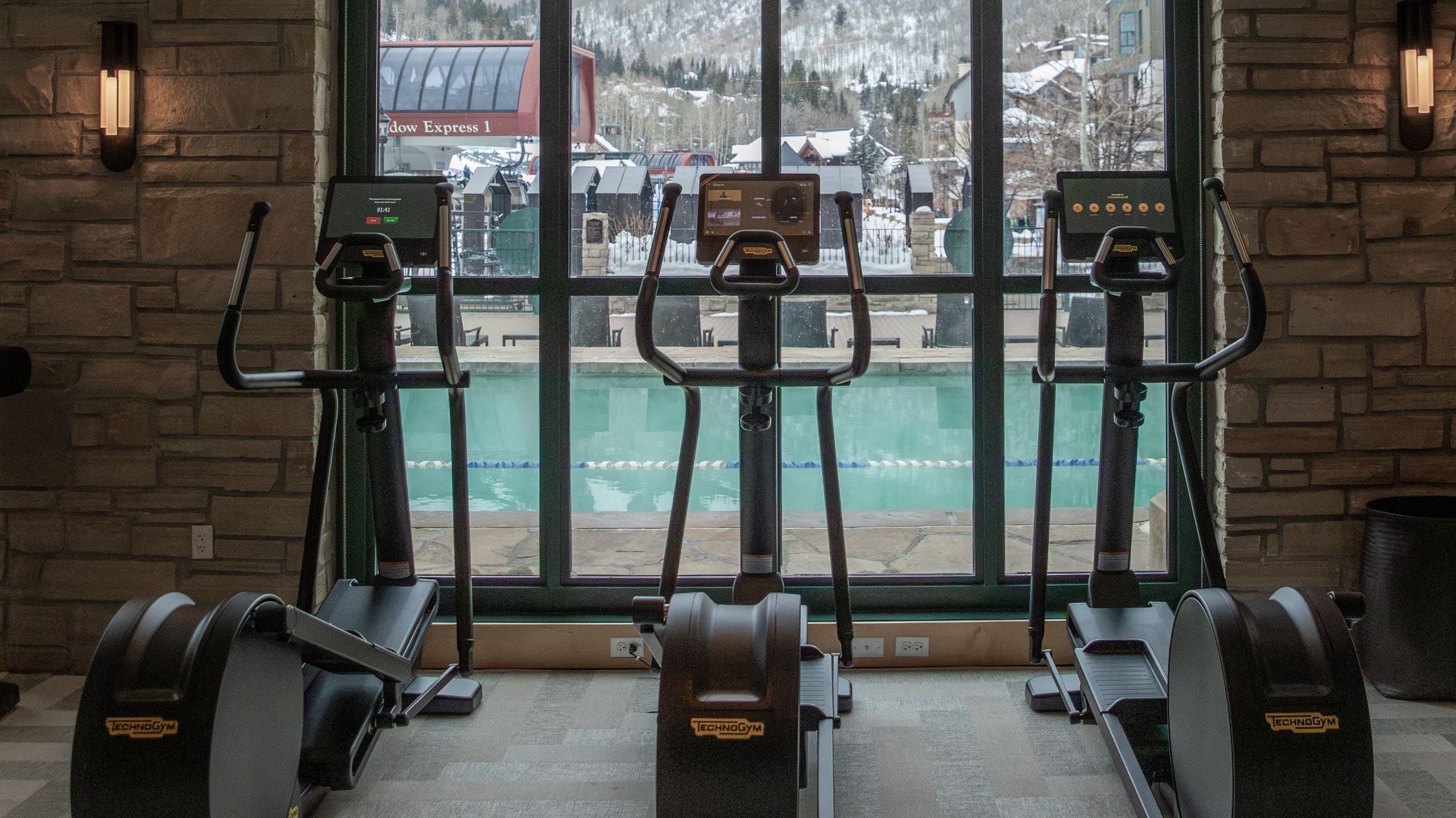 Park Hyatt Beaver Creek Resort and Spa Exhale Spa Fitness Center Eliptical