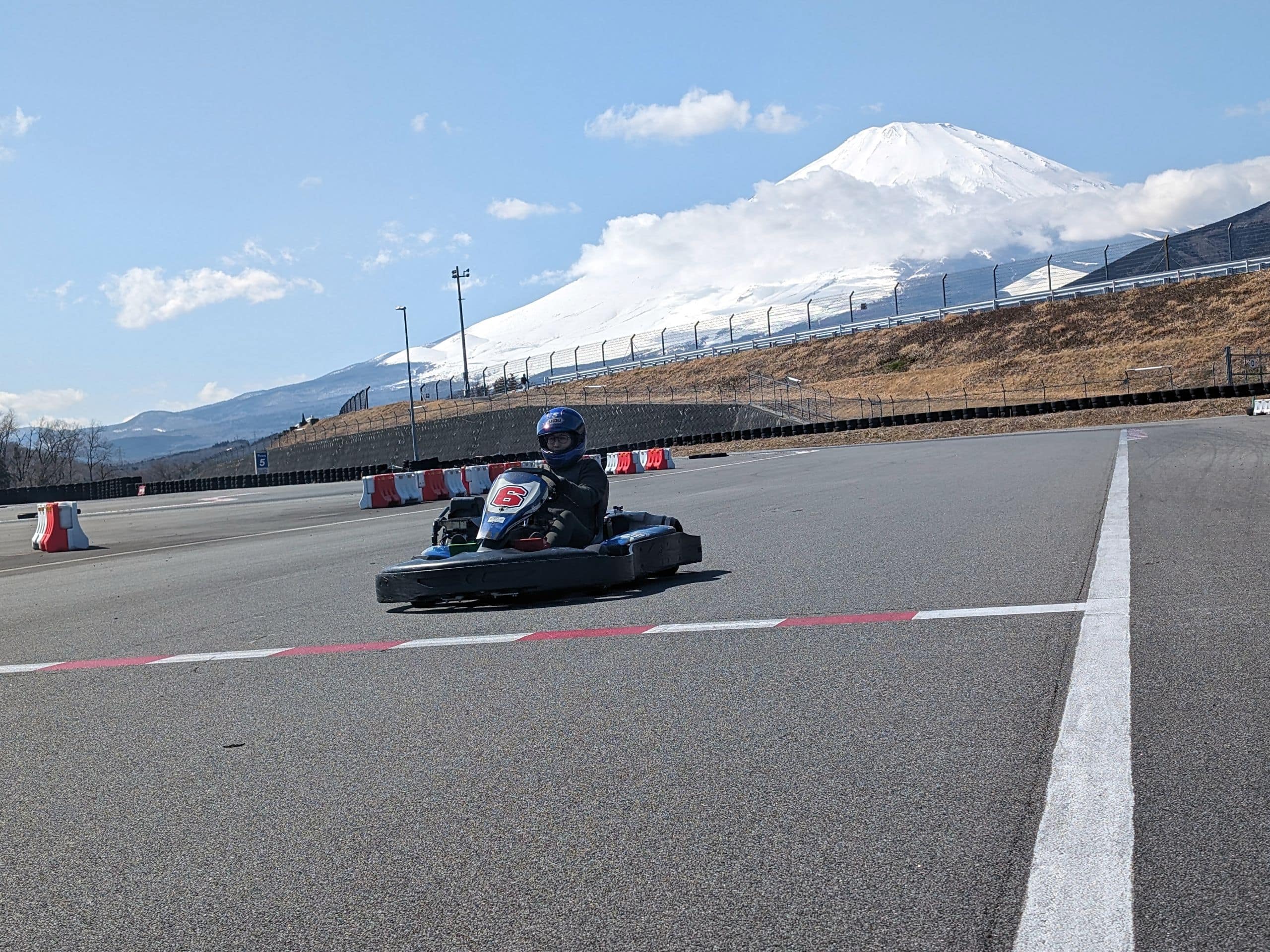 Fuji Speedway Hotel Kart Experience With Mount Fuji