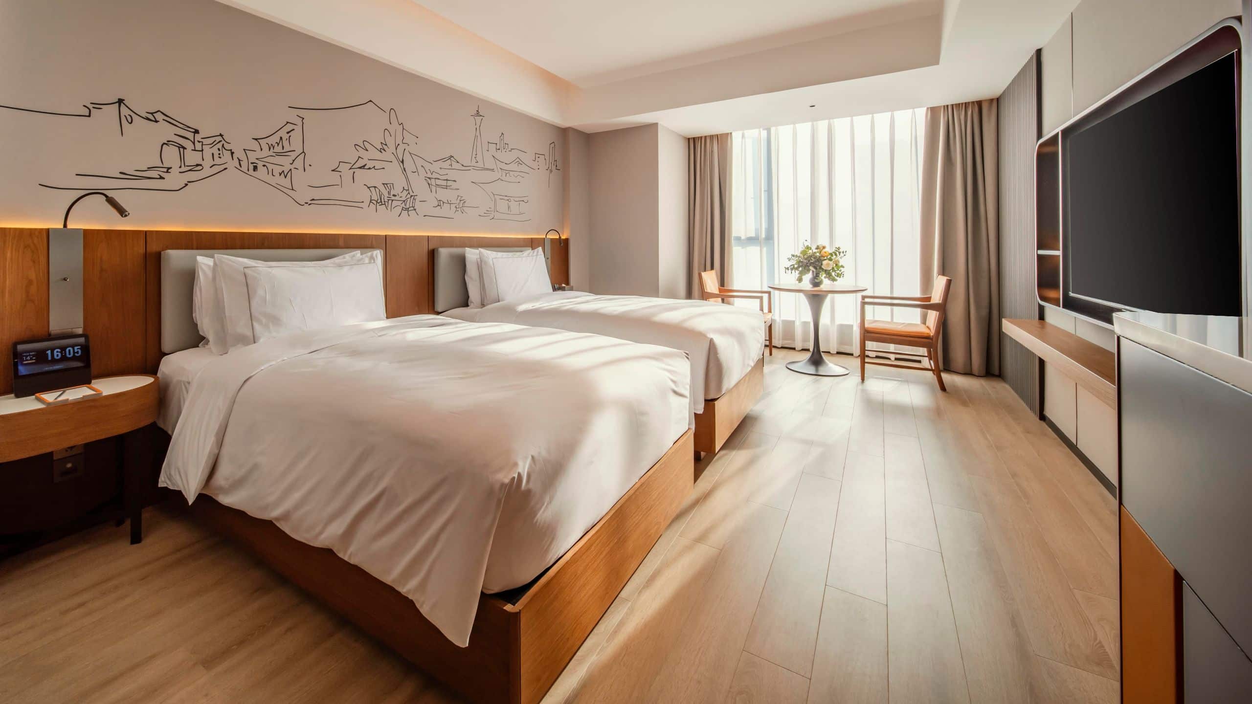 6 of 7 UrCove Chengdu Wenshu Monastery Taikoo Li Superior Twin Window