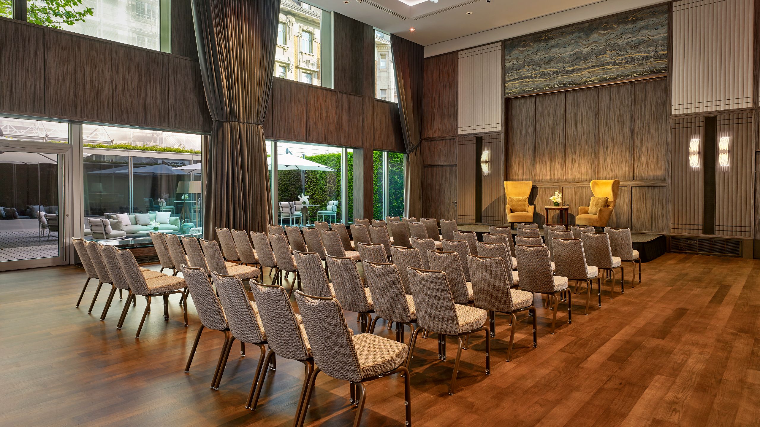 Park Hyatt Zurich Ballroom Theather Set Up Podium