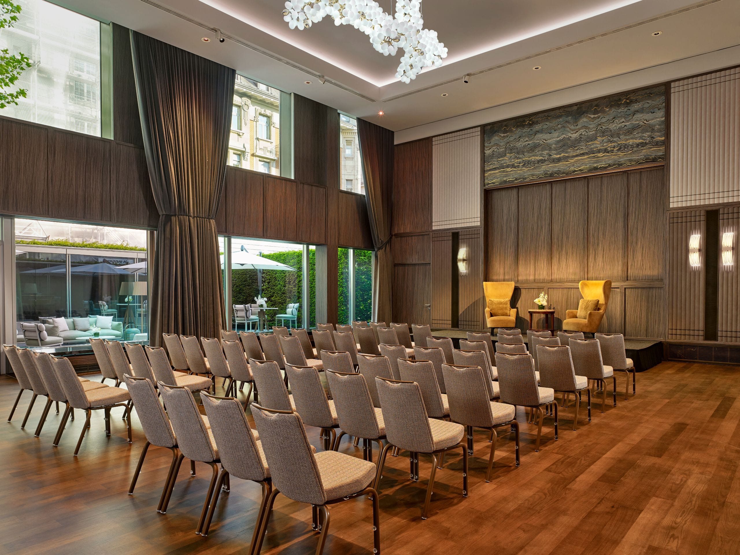 Park Hyatt Zurich Ballroom Theather Set Up Podium