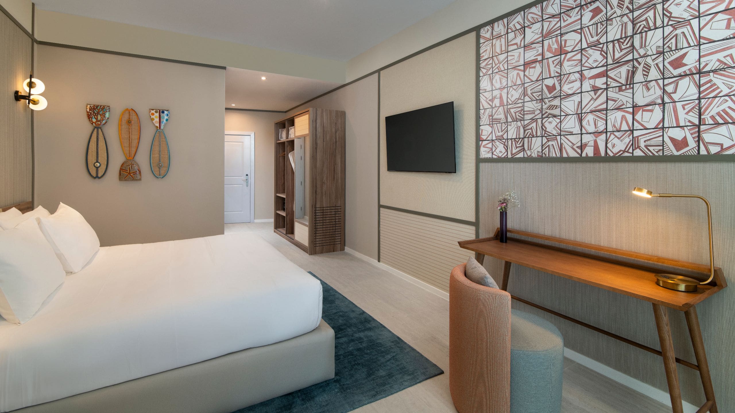 1 of 1 Hyatt Centric Santo Domingo King Bed Guestroom Entrance And Closet
