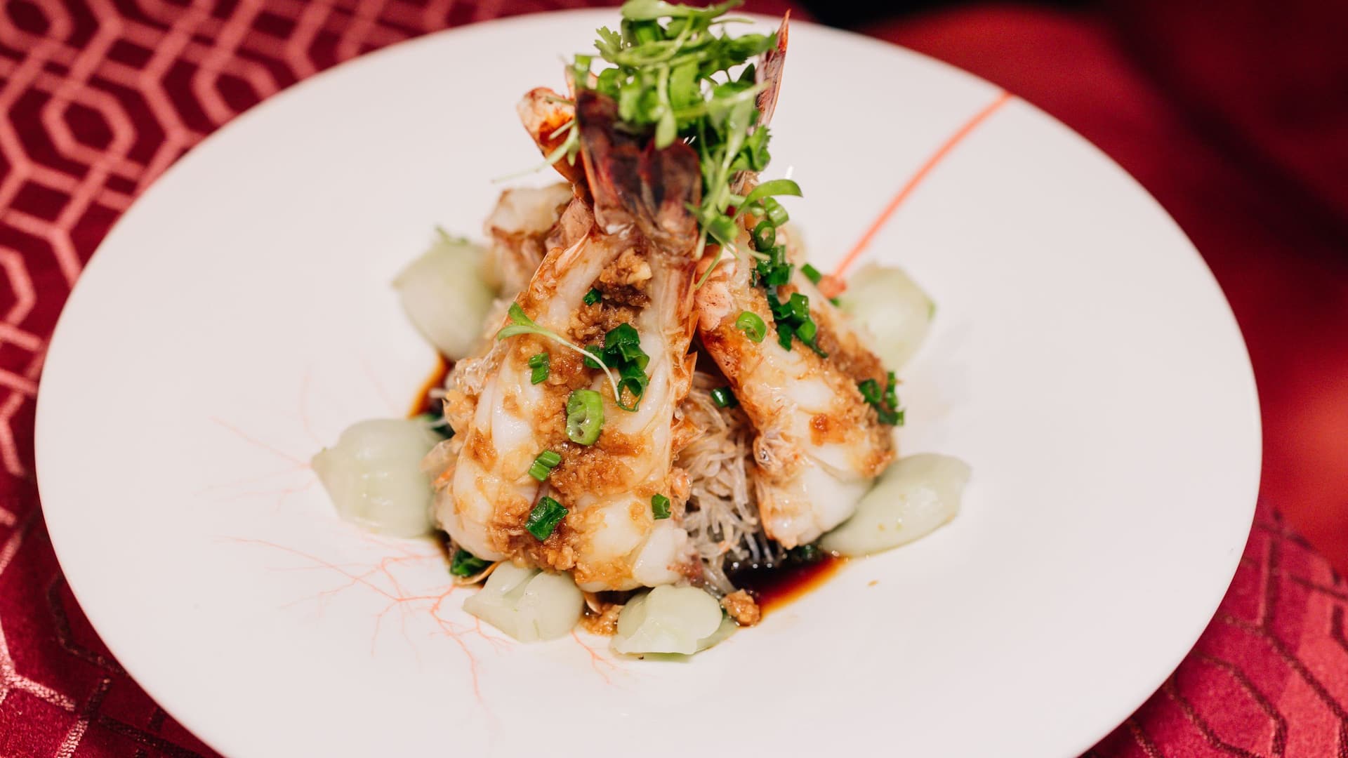 Grand Hyatt Baha Mar Shuang Ba Steamed Tiger Prawns
