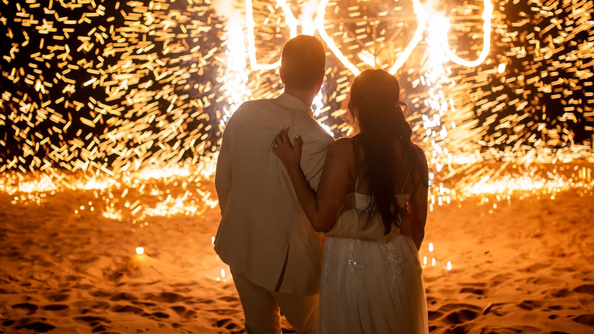 Hyatt Regency Koh Samui Beach-Wedding-Fire-Show