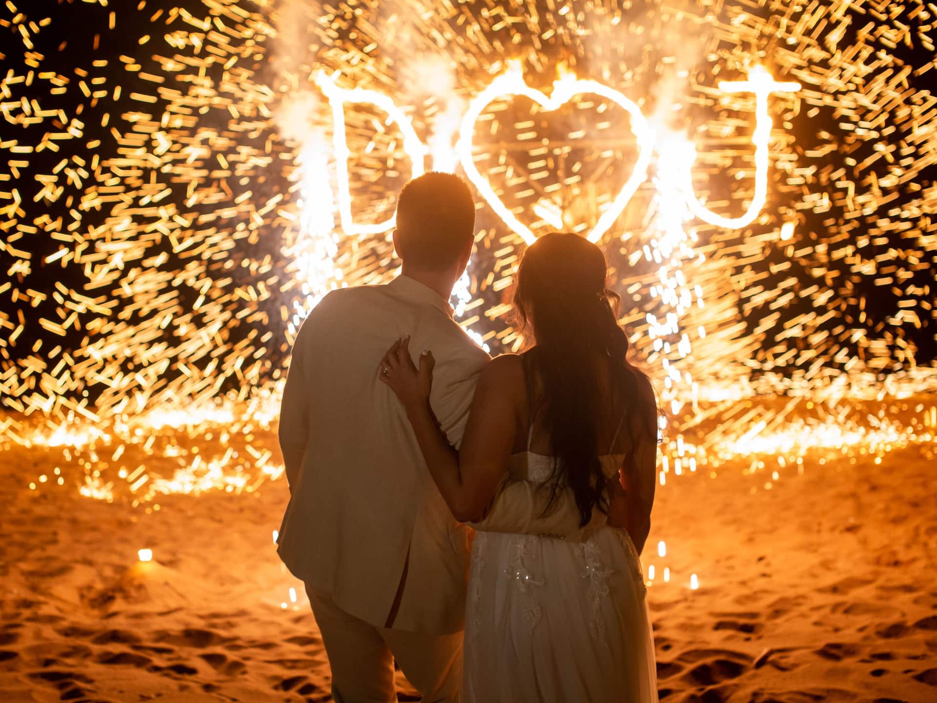Hyatt Regency Koh Samui Beach-Wedding-Fire-Show
