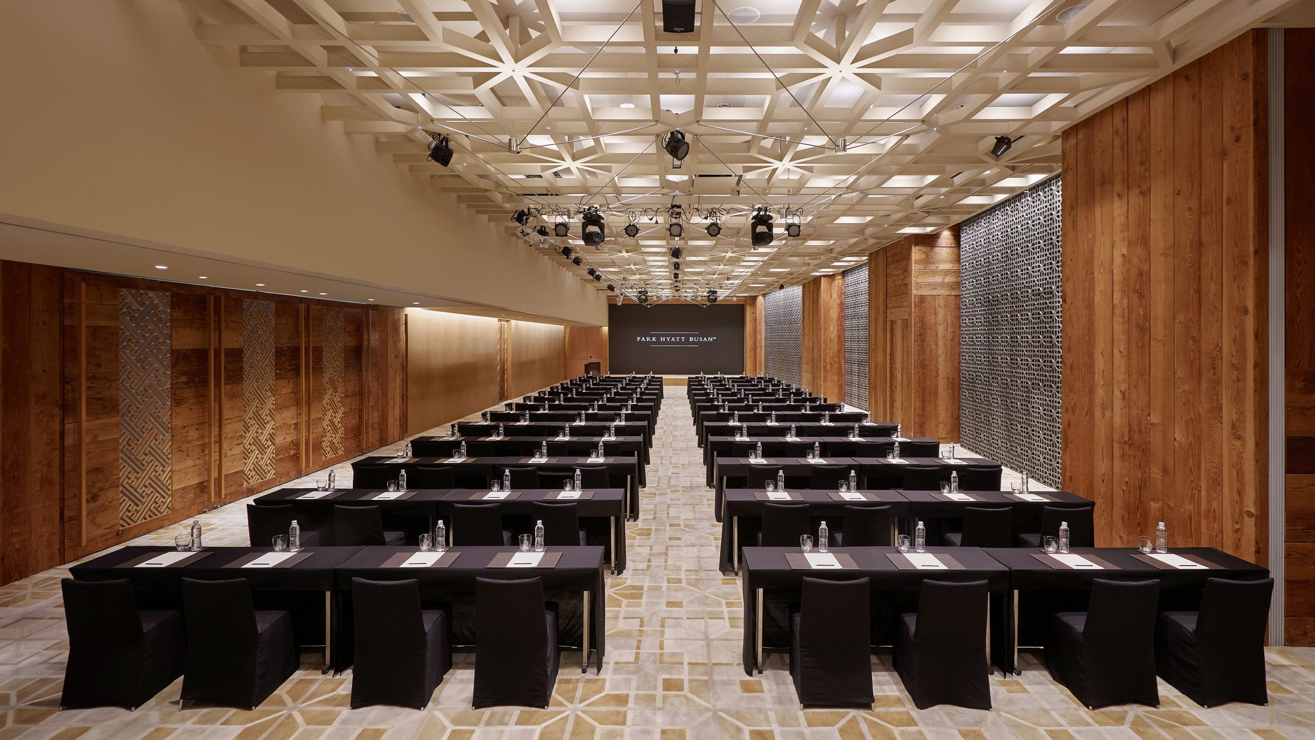 Park Hyatt Busan Busph Ballroom Media Wall Logo Frontage