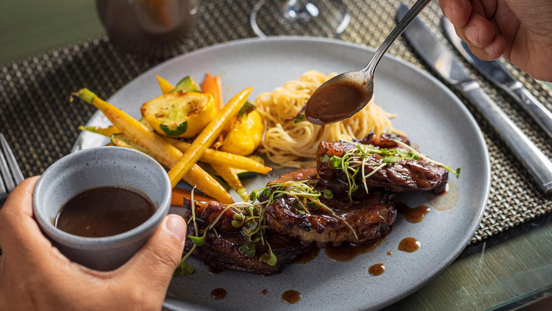 Hyatt Regency Merida Octopus And Red Wine