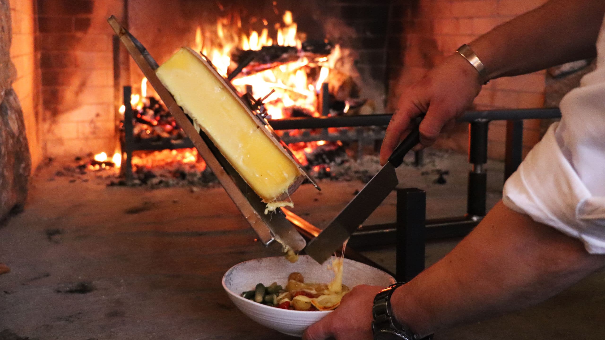 3 of 5 The Lodge at Spruce Peak Whistle Pig Pavilion Raclette
