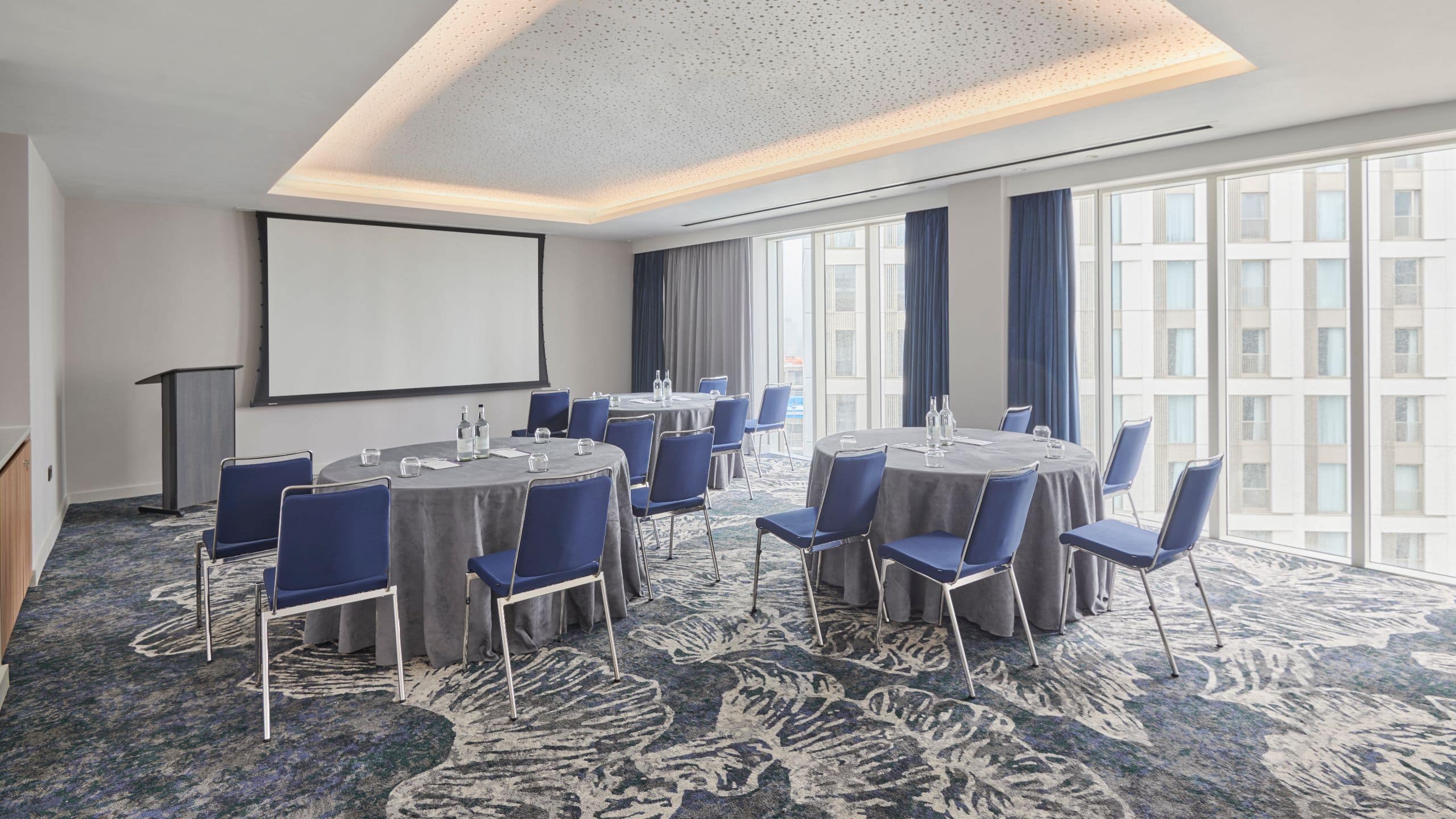 Hyatt Regency London Stratford Dalston Suite Cabaret Setup