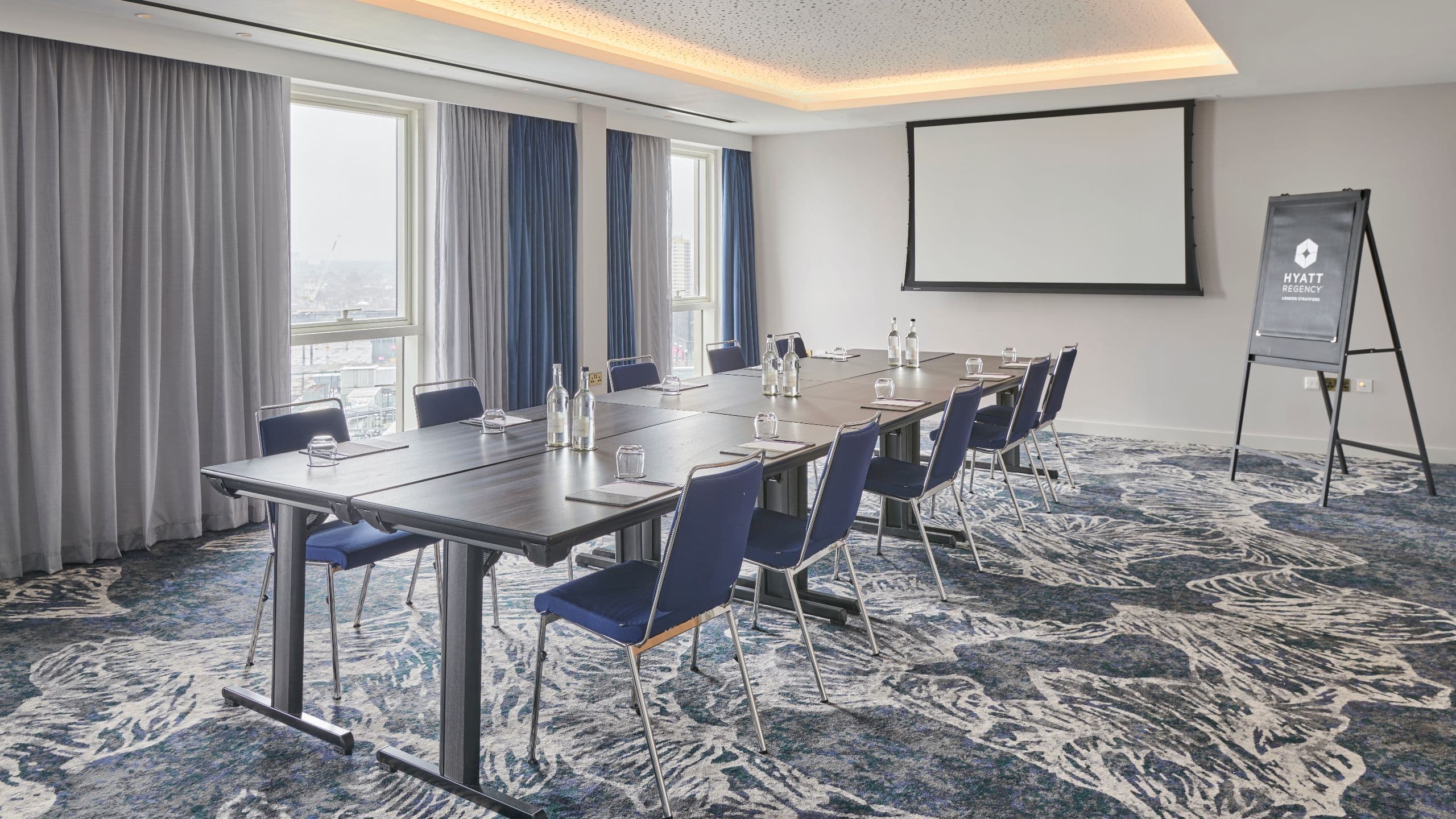 Hyatt Regency London Stratford Kingsland Suite Boardroom Table