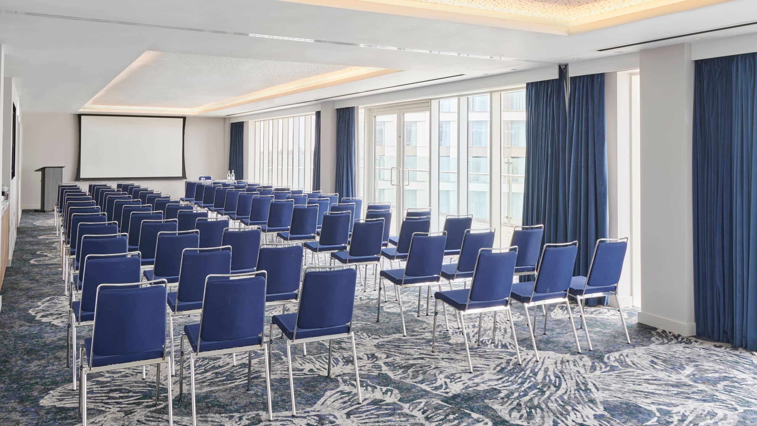 Hyatt Regency London Stratford Lea Suite Theatre Setup Angle