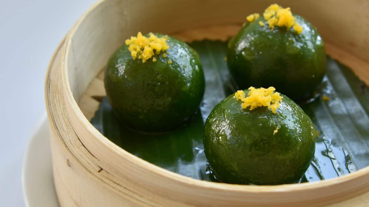 Pan Fried Glutinous Cake Spread