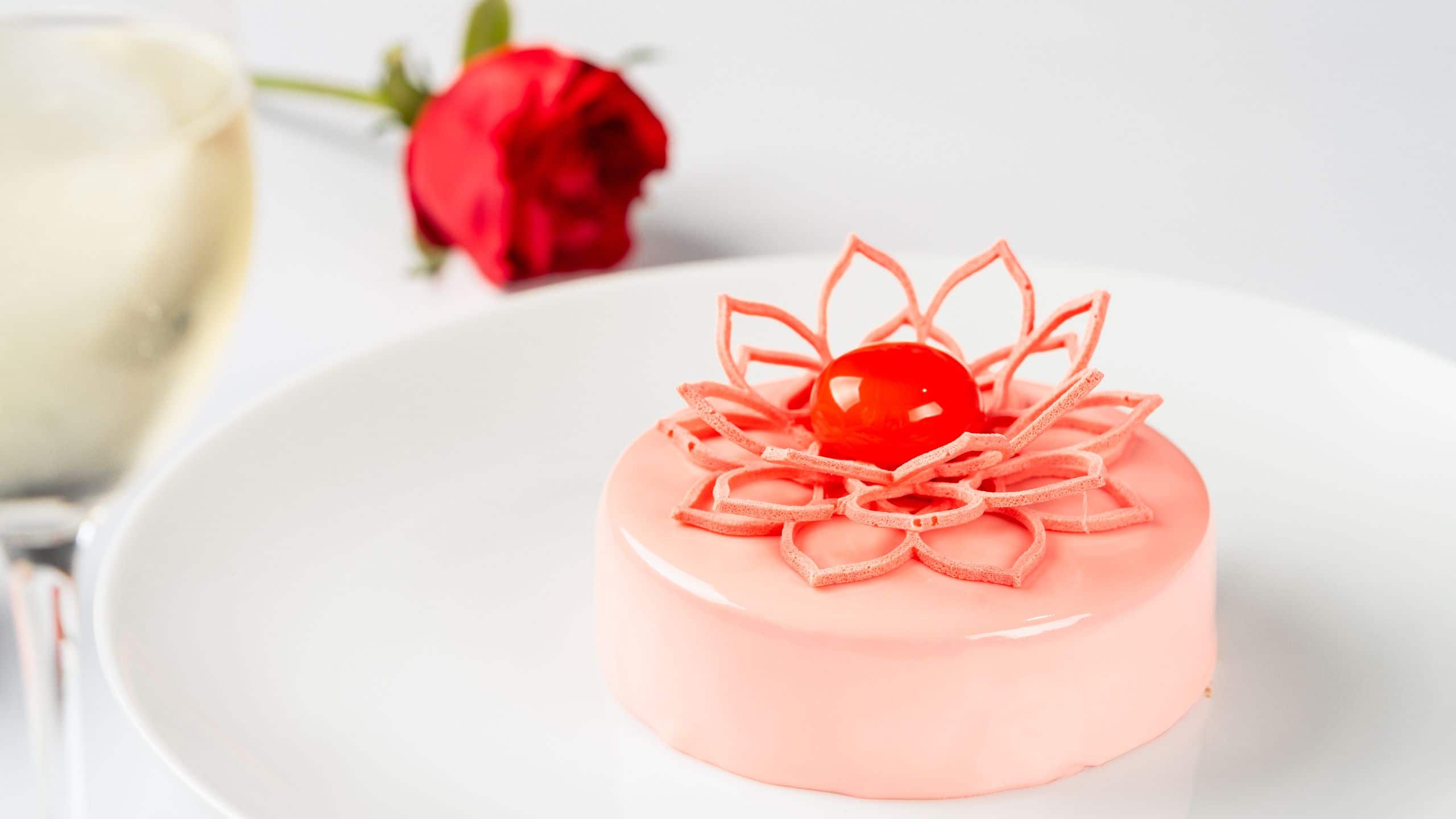 Park Hyatt Guangzhou Raspberry Bergamot Cake