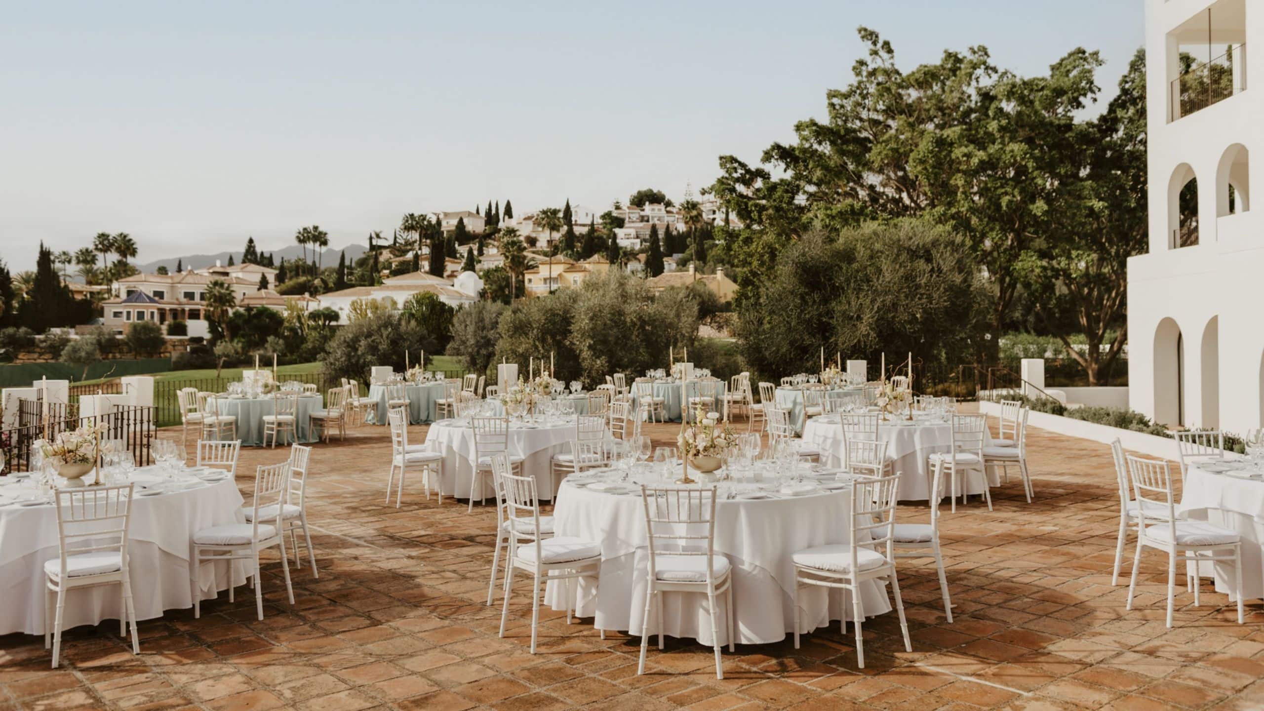 La Zambra Resort Wedding Table