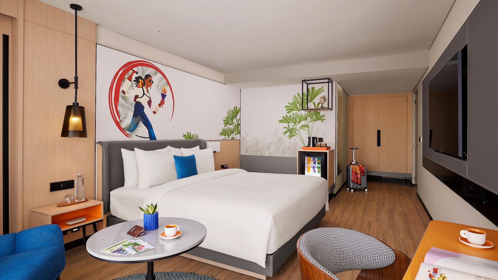 第 2，共 3 Hyatt Centric Hebbal Bangalore Deluxe Room Interior