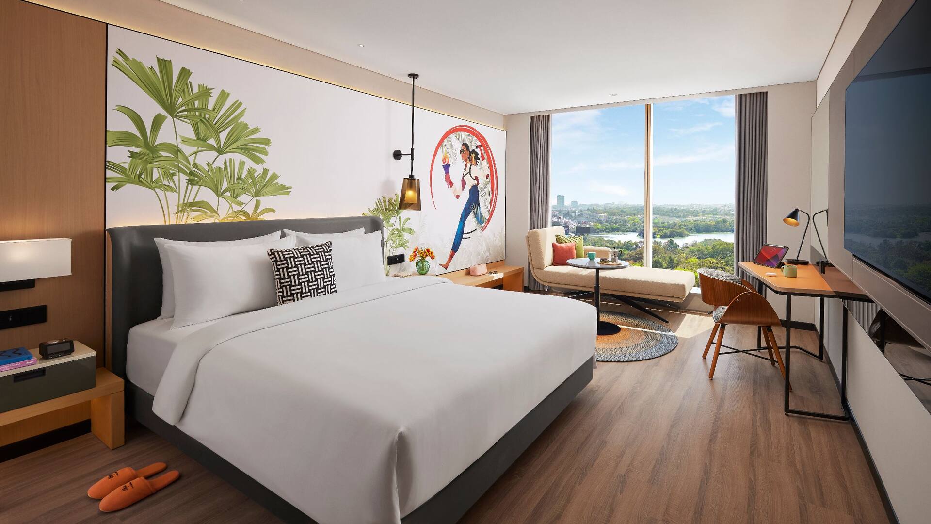 第 1，共 4 Hyatt Centric Hebbal Bangalore Lake View Room Expanse