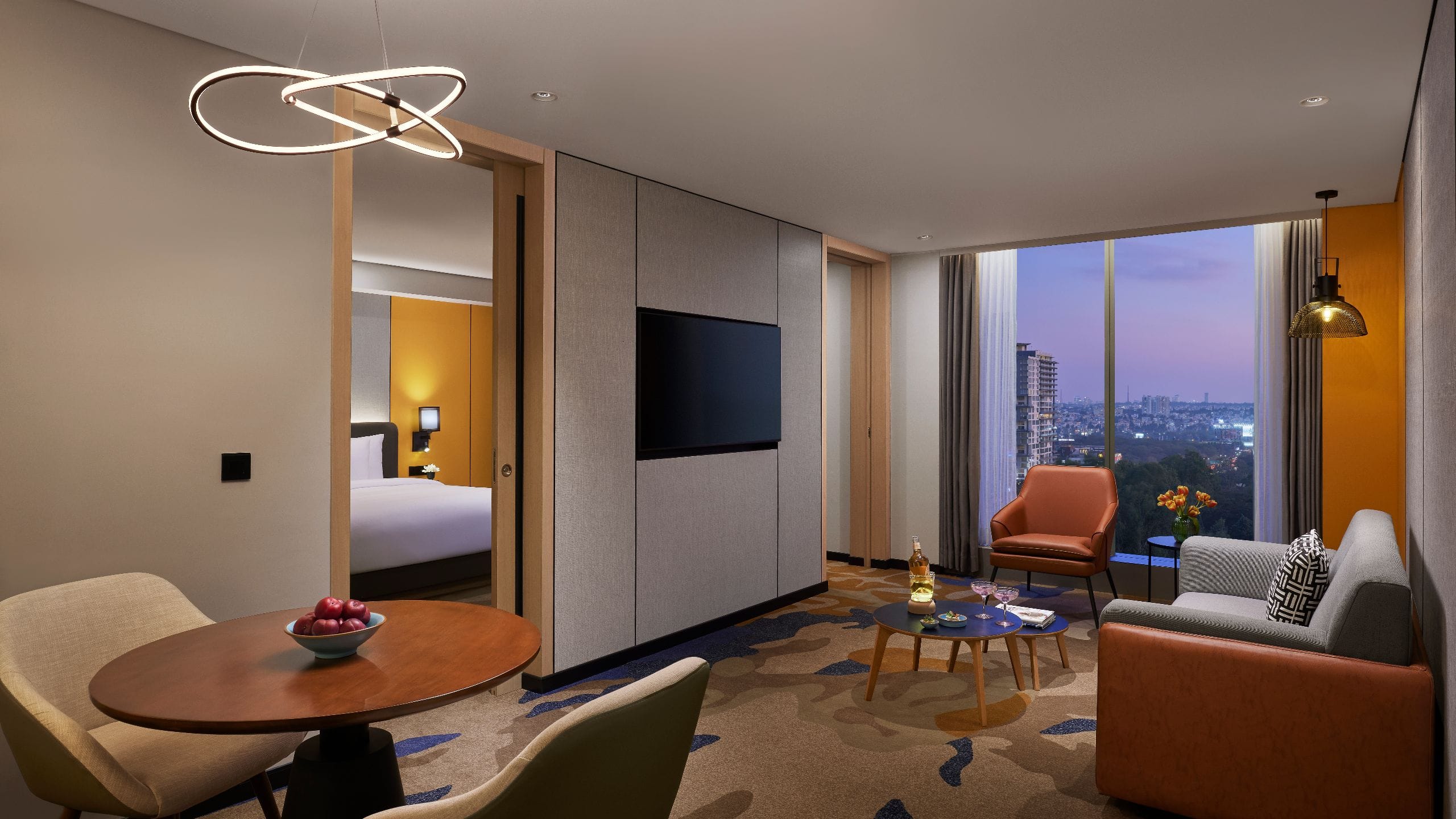 Hyatt Centric Hebbal Bangalore Suite Living Room