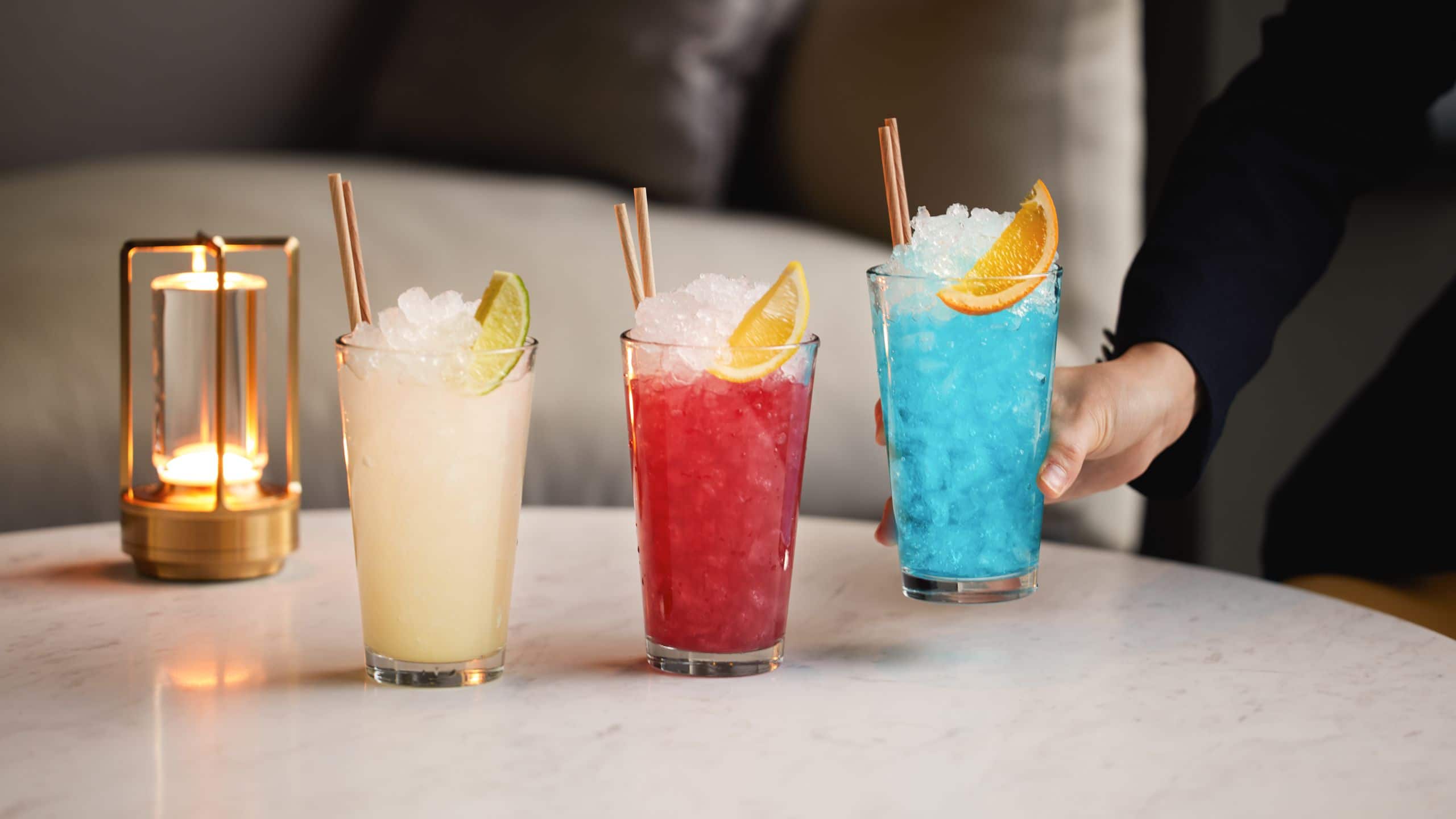 Fuji Speedway Hotel Classic Cocktail Fizzy Twist Blue Red