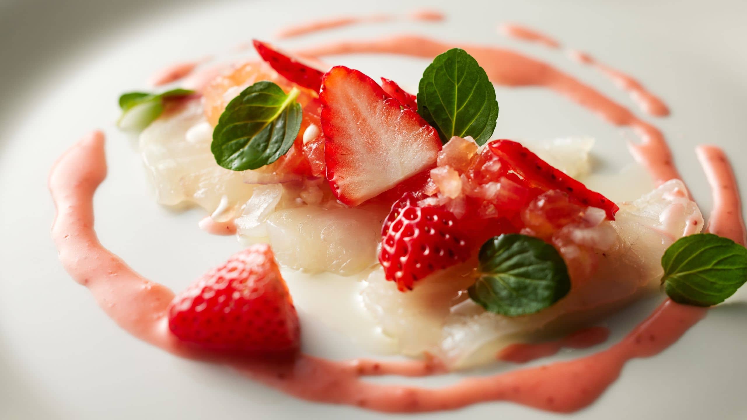 Fuji Speedway Hotel Strawberry Trofeo Red Snapper Appetizer