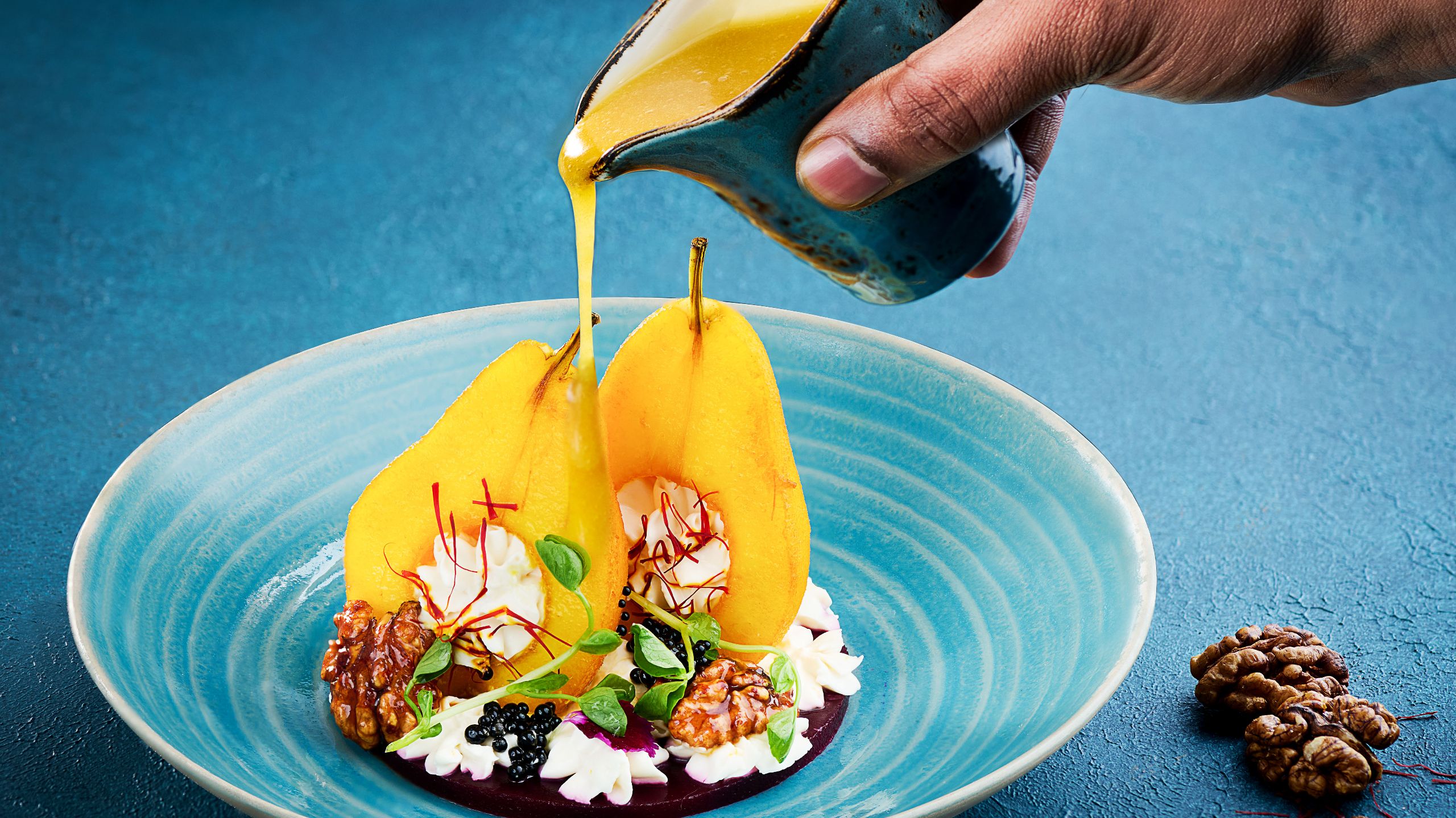 Park Hyatt Chennai Saffron Poached Pears