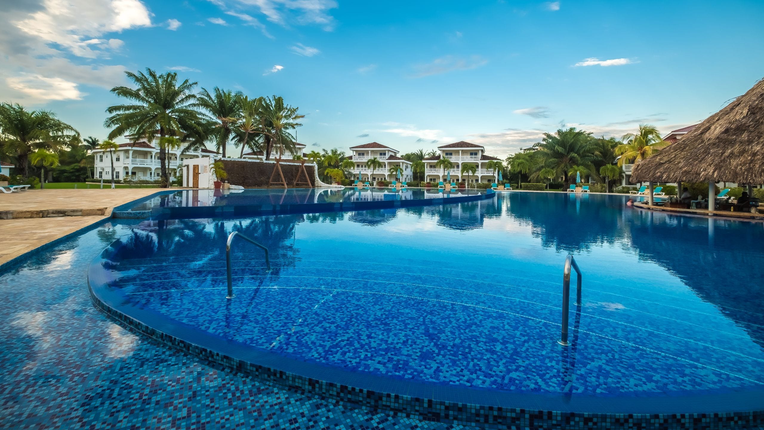 Placencia Resort Swimming Pool Steps