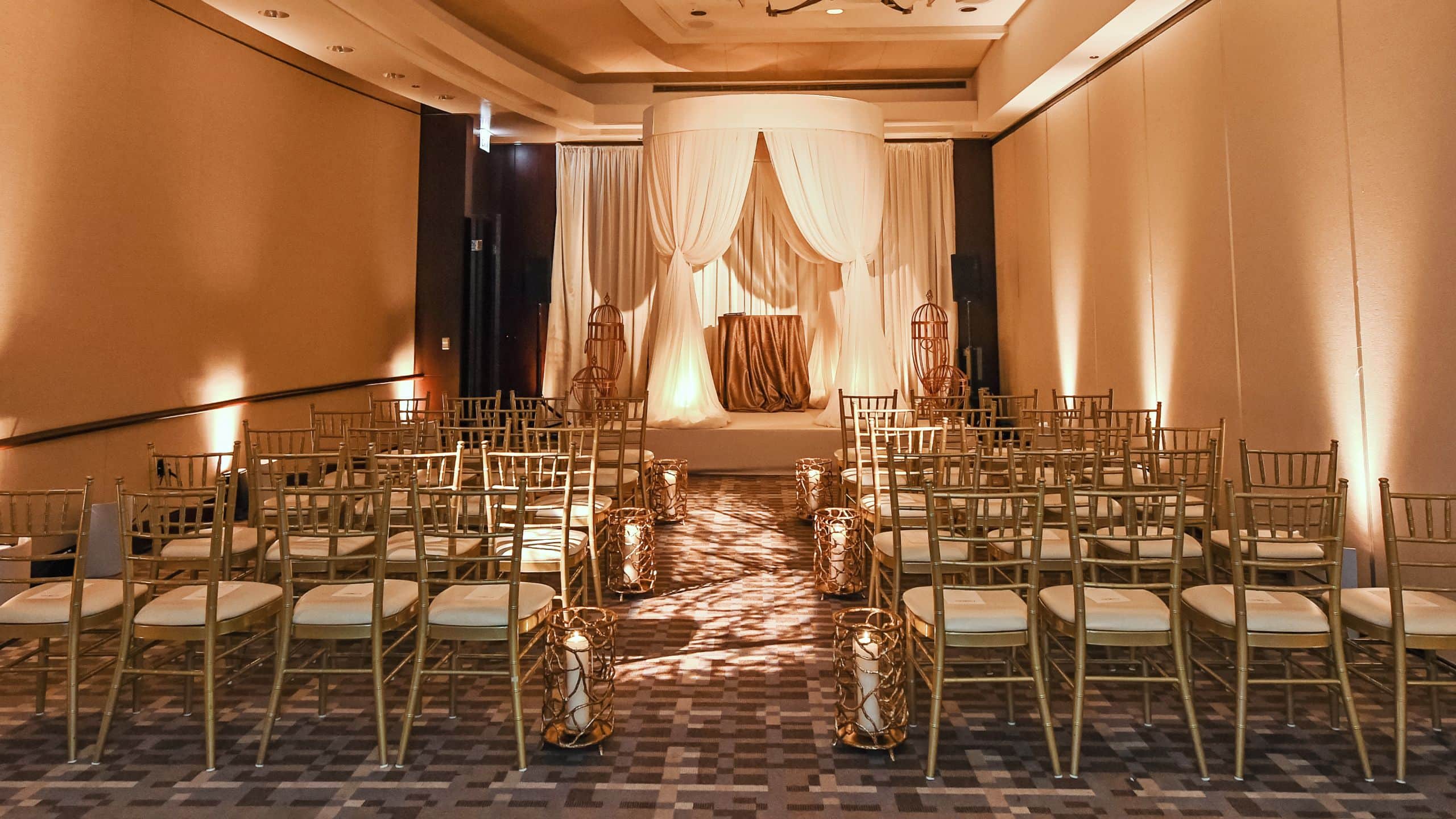 Park Hyatt Chicago Grand Salon Wedding Set Up
