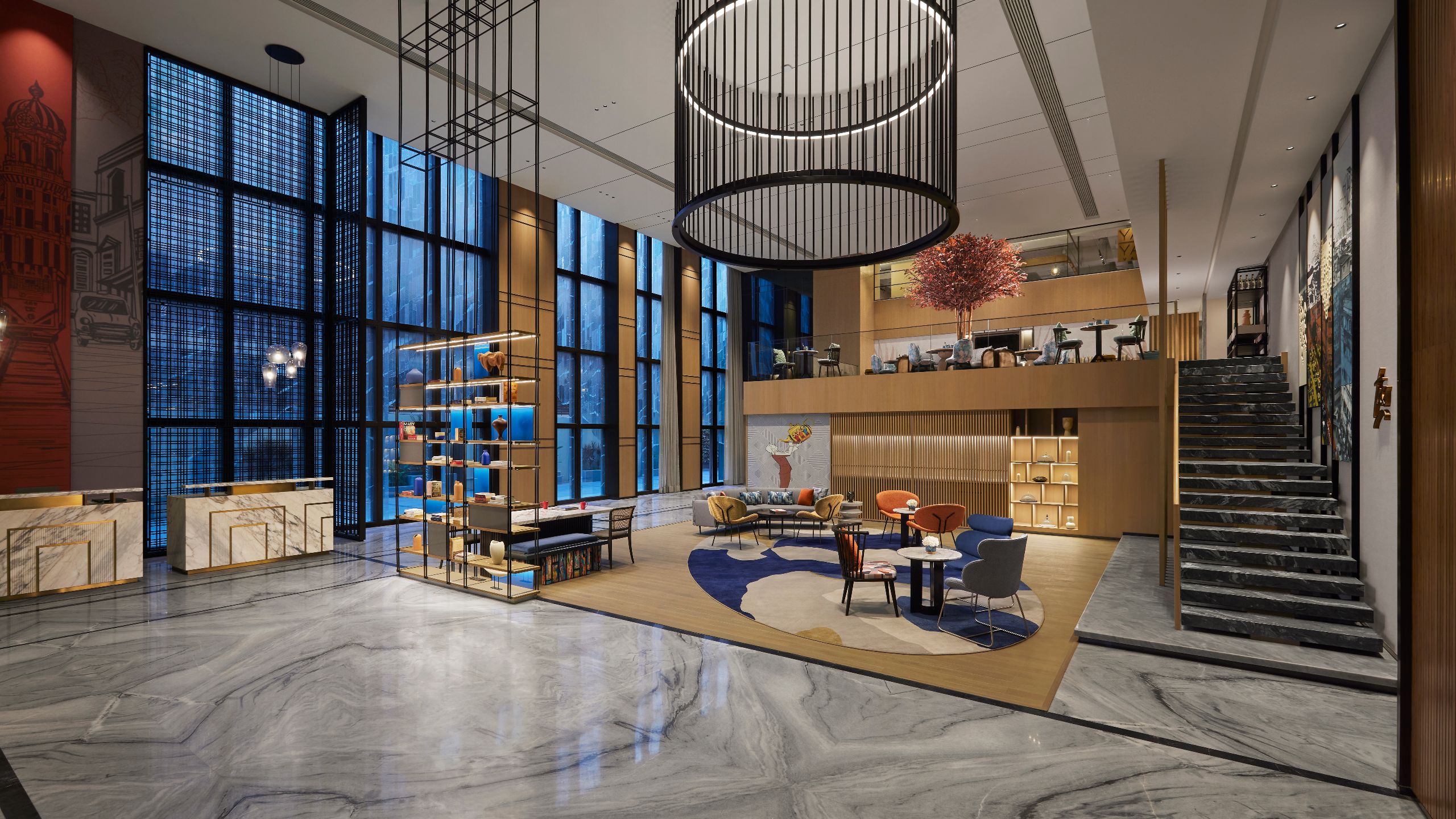 Hyatt Centric Ballygunge Kolkata Kolct Lobby Expanse