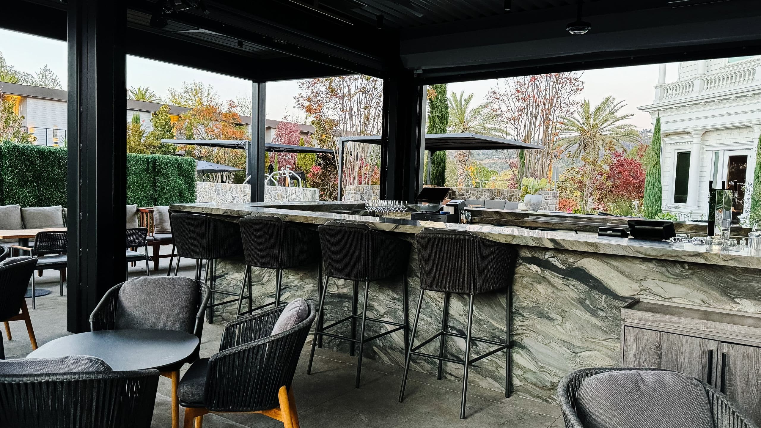 Alila Napa Valley Terrace Bar Lounge And Bar View