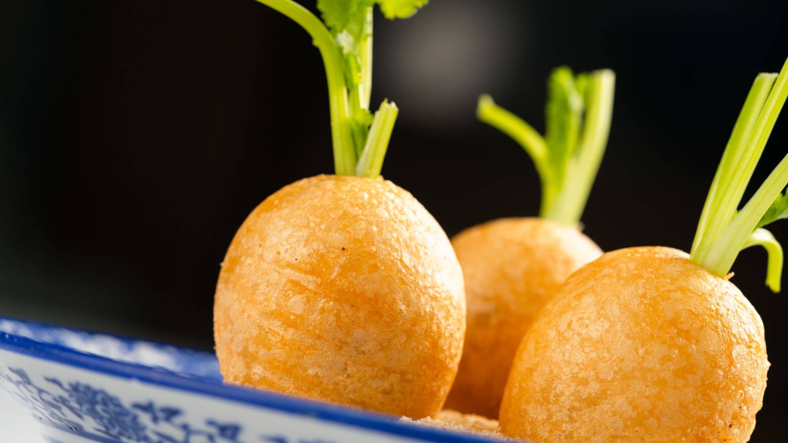 Park Hyatt Guangzhou Deep Fried Chaozhou Dumpling Dry Shrimp Yam Detail