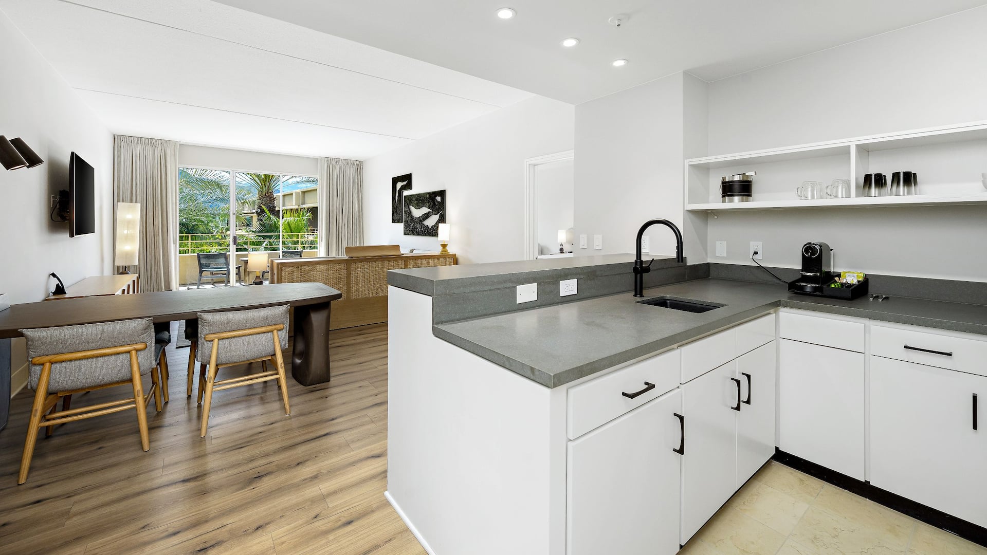 3/4 Grand Hyatt Indian Wells Resort & Villas Grand Suite Kitchen Living