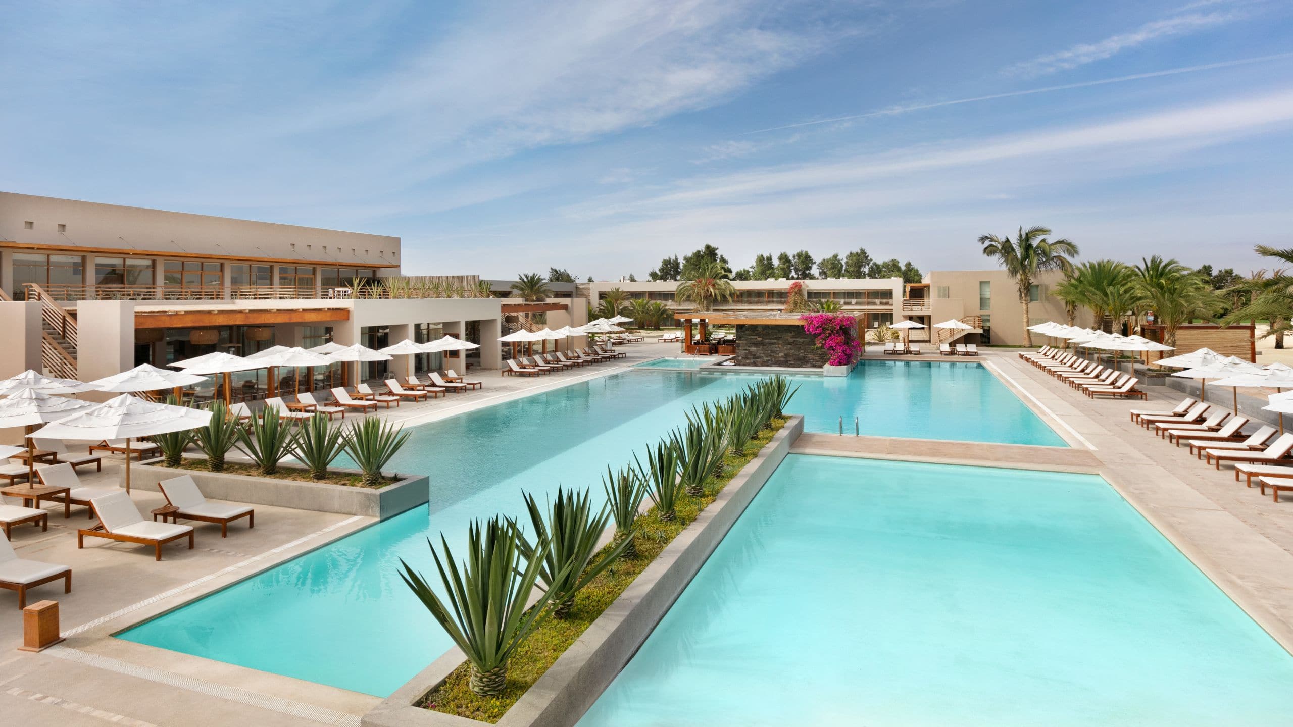 The Legend Paracas Resort Pool Overhead