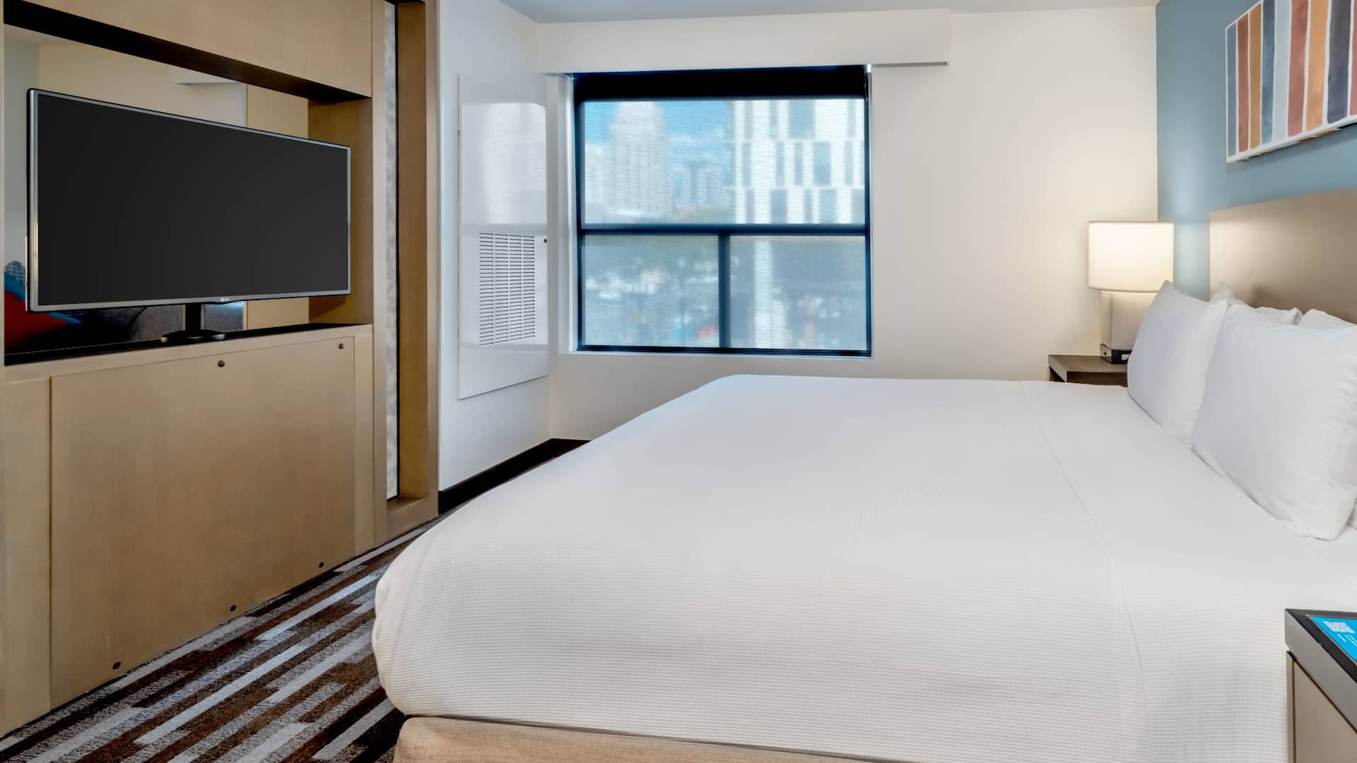 Hyatt House Salt Lake City/Downtown Accessible King Bed Studio Kitchen Suite Bed