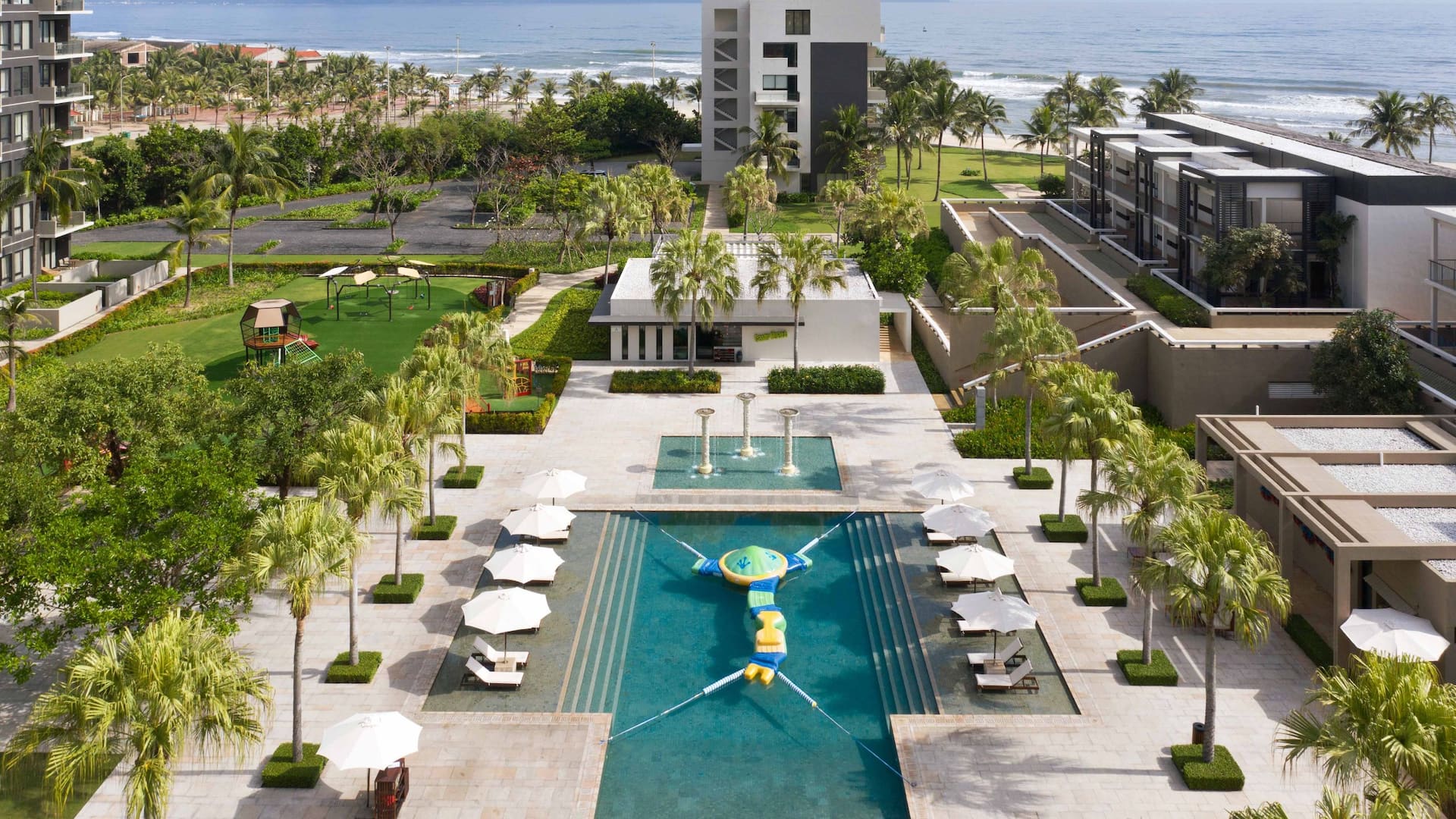 Hyatt Regency Danang Resort and Spa Camp Hyatt Aerial