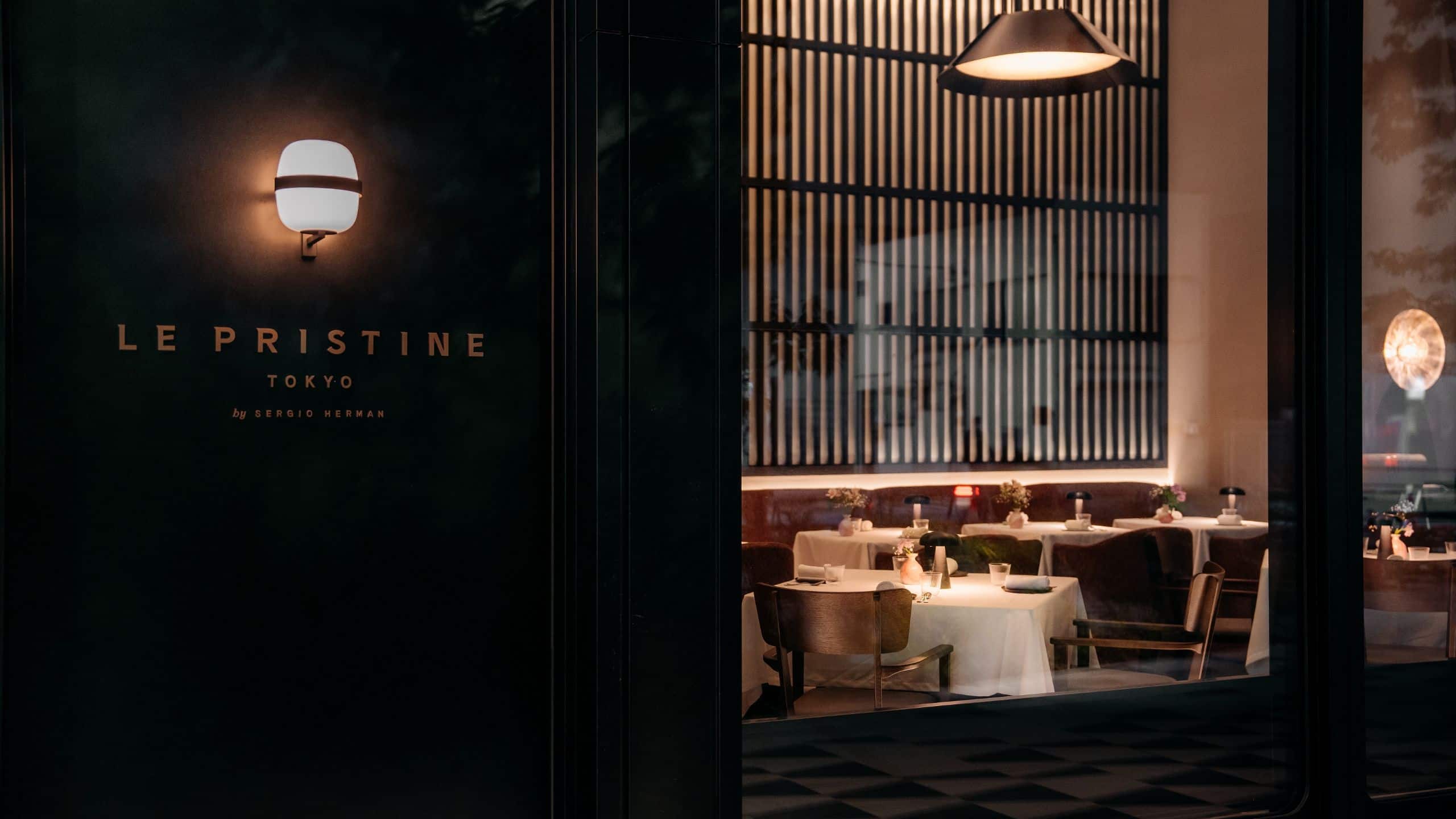 Hotel Toranomon Hills Le Prisine Restaurant Tokyo Semi Private Room Night Window