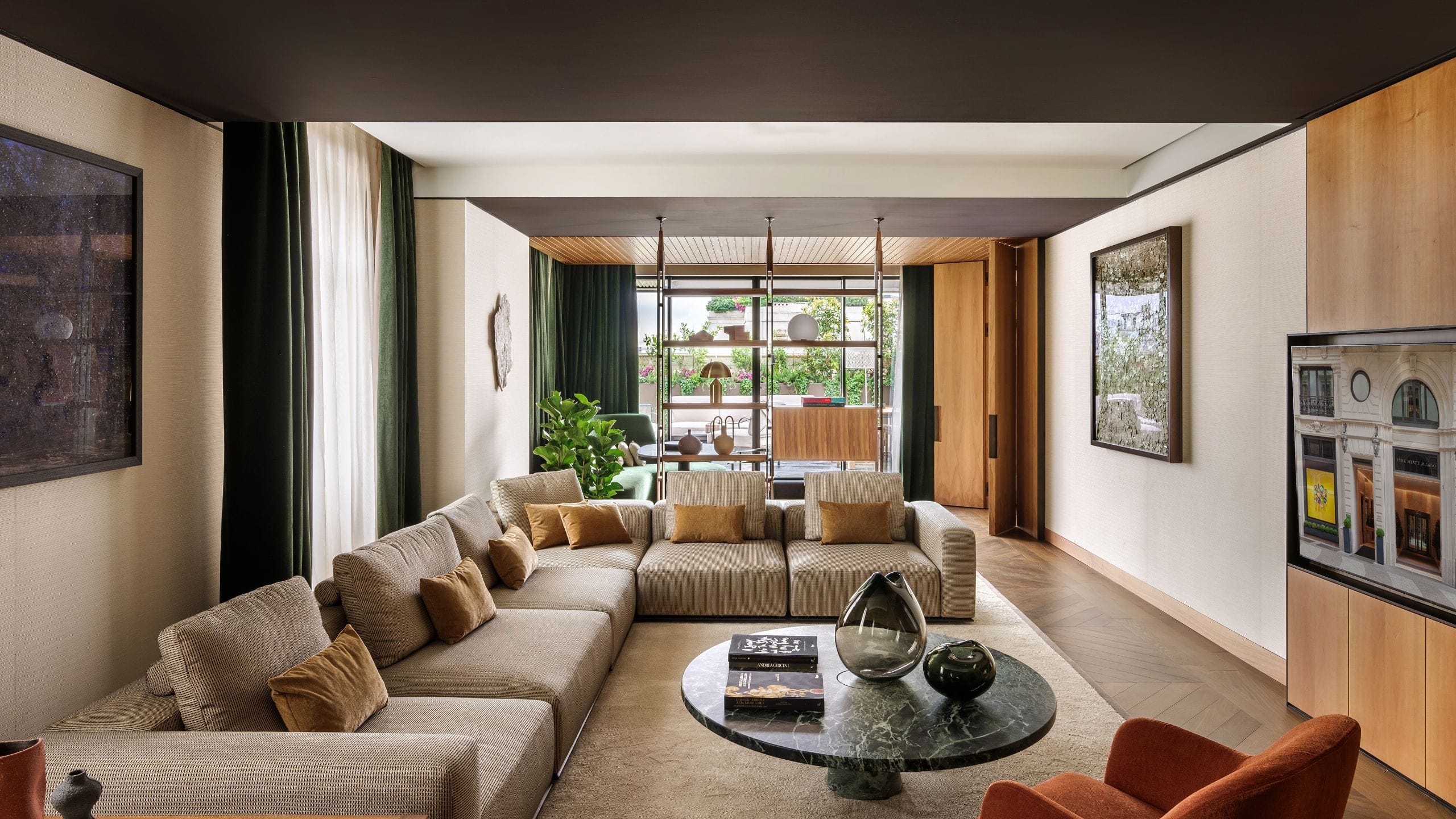Park Hyatt Milan Montenapoleone Suite Living Room